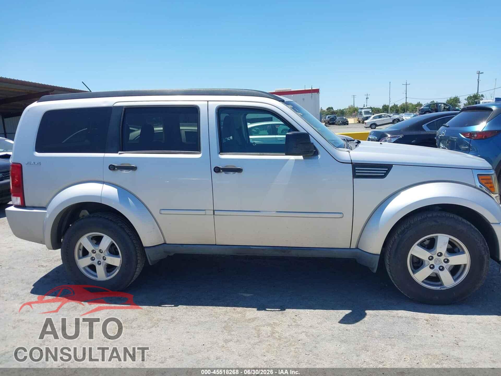 DODGE NITRO 2009 - 1D8GU28K09W505536