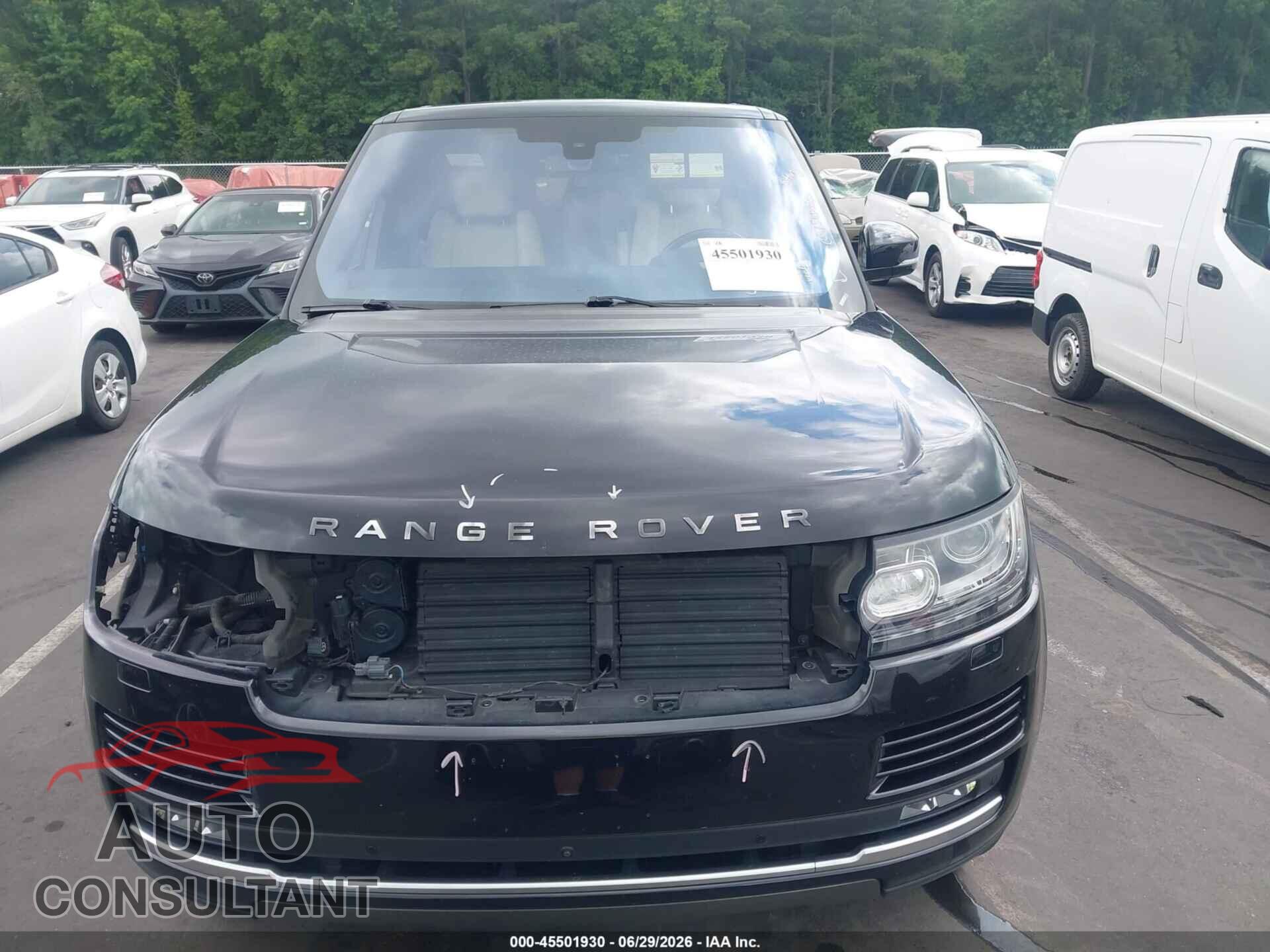 LAND ROVER RANGE ROVER 2016 - SALGS2EF3GA278647