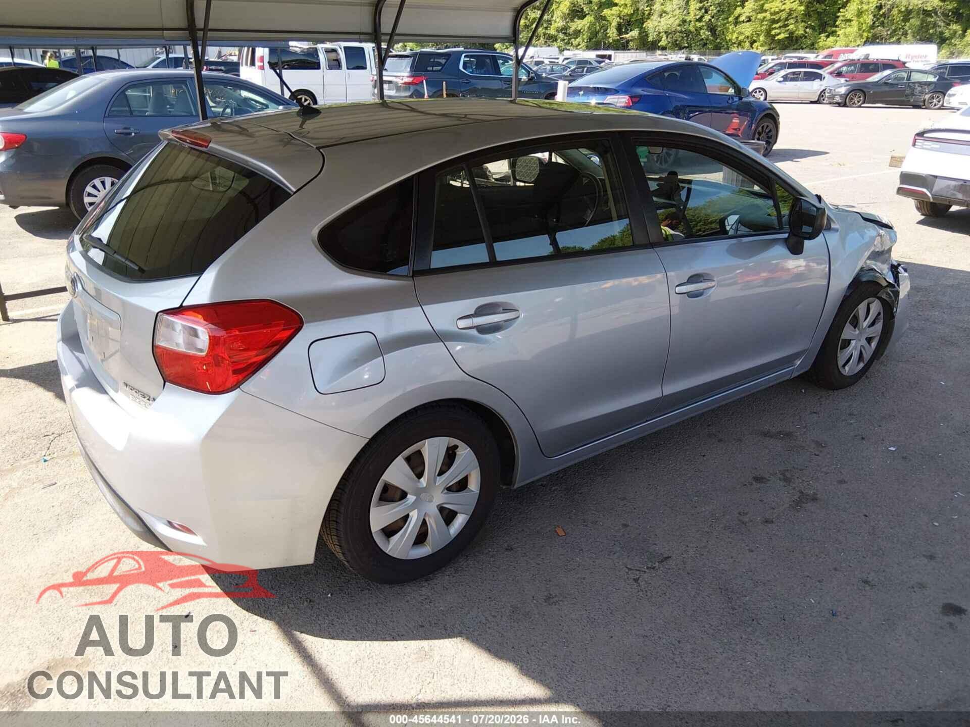 SUBARU IMPREZA 2012 - JF1GPAA64CH234737