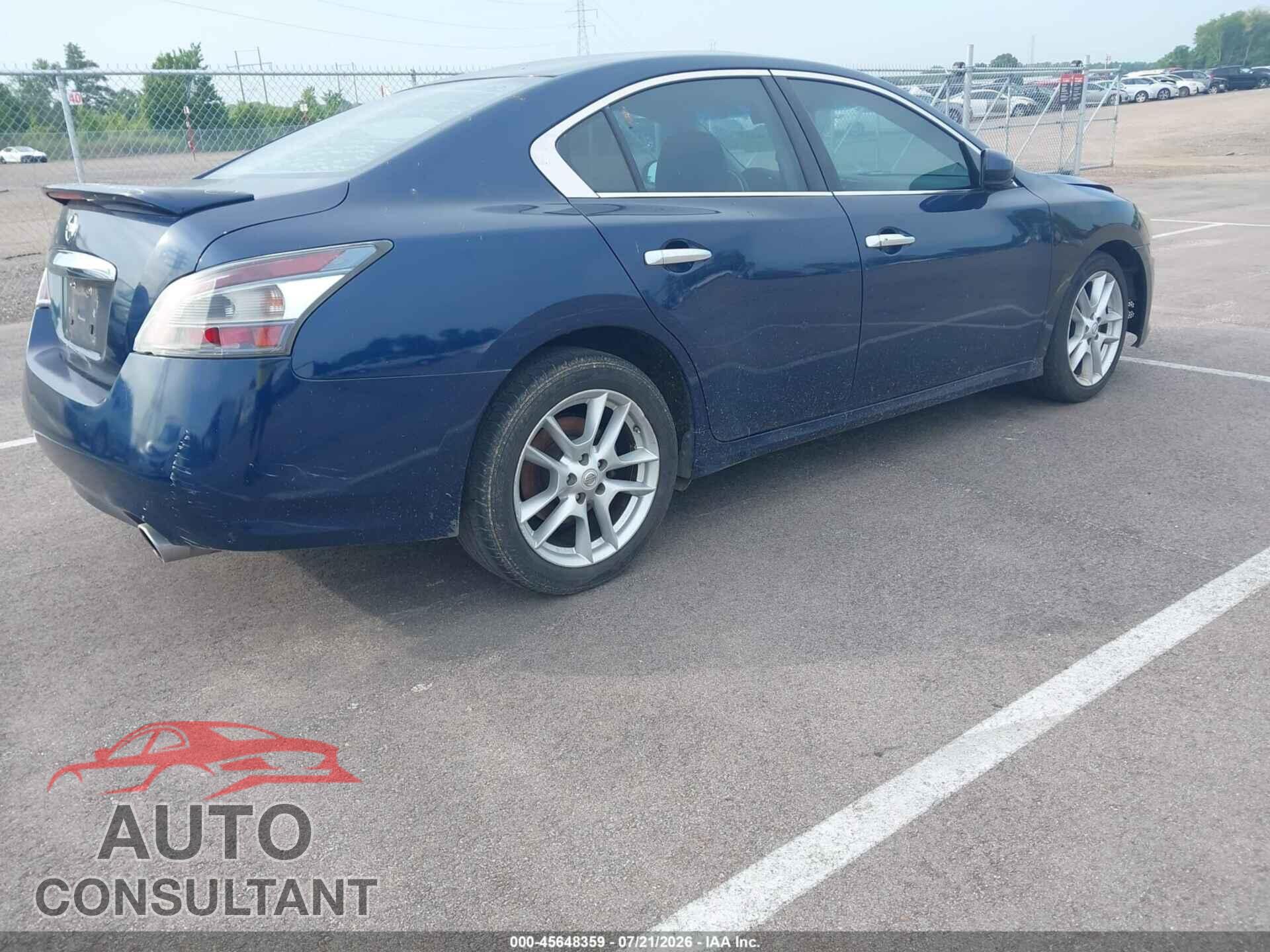 NISSAN MAXIMA 2014 - 1N4AA5APXEC493255