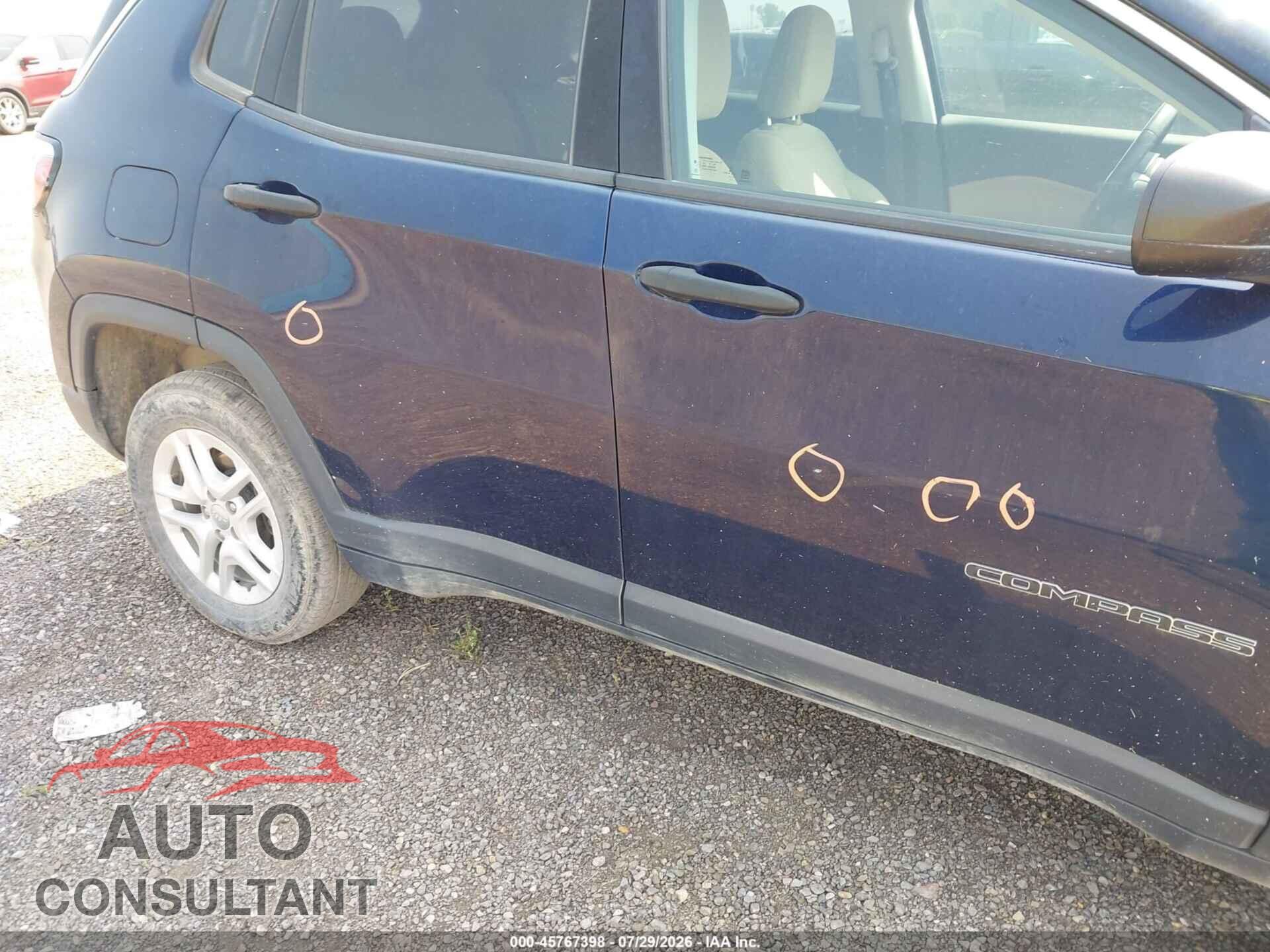 JEEP COMPASS 2019 - 3C4NJDAB8KT619994