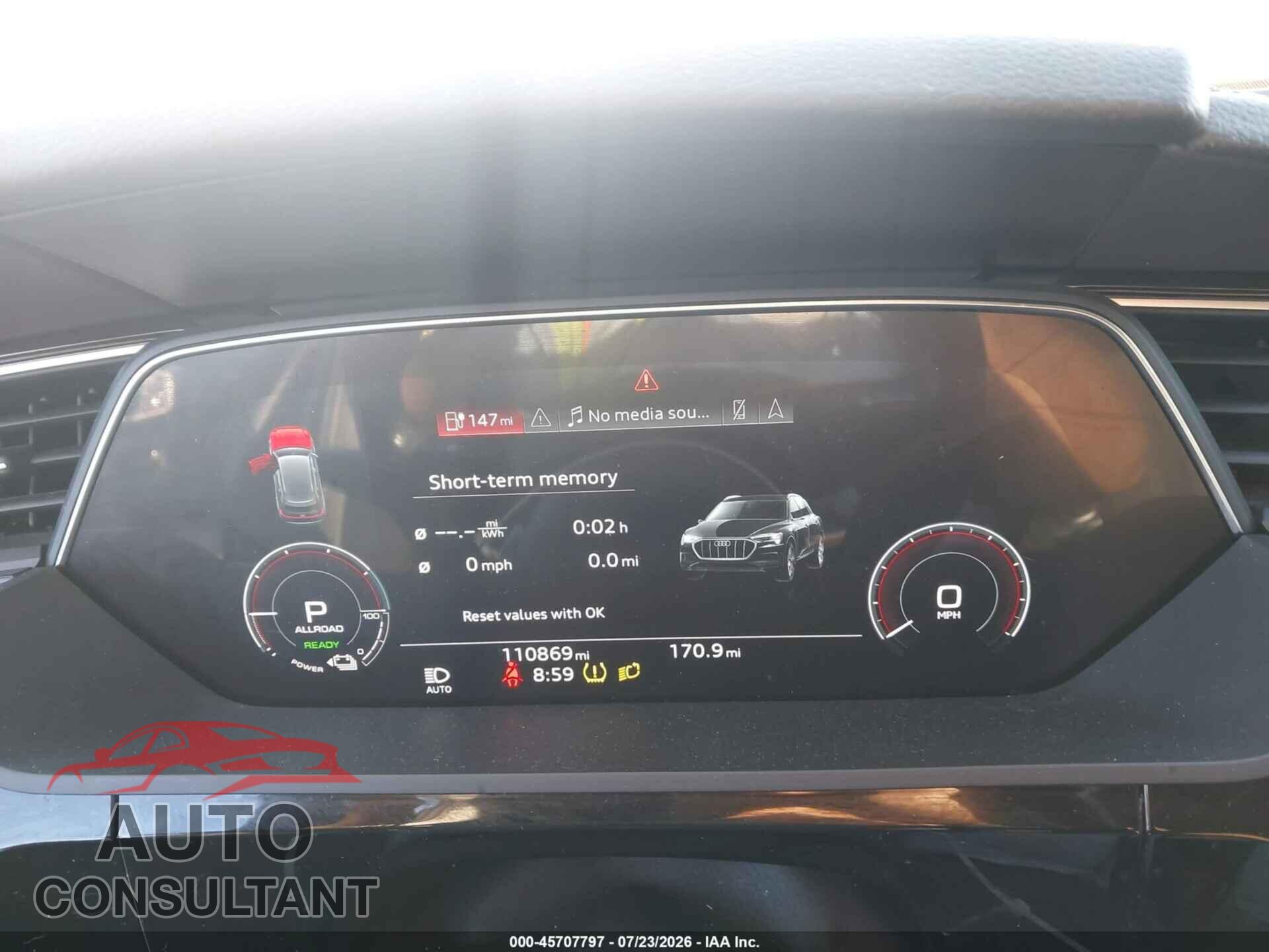 AUDI E-TRON 2021 - WA1AAAGE1MB010971