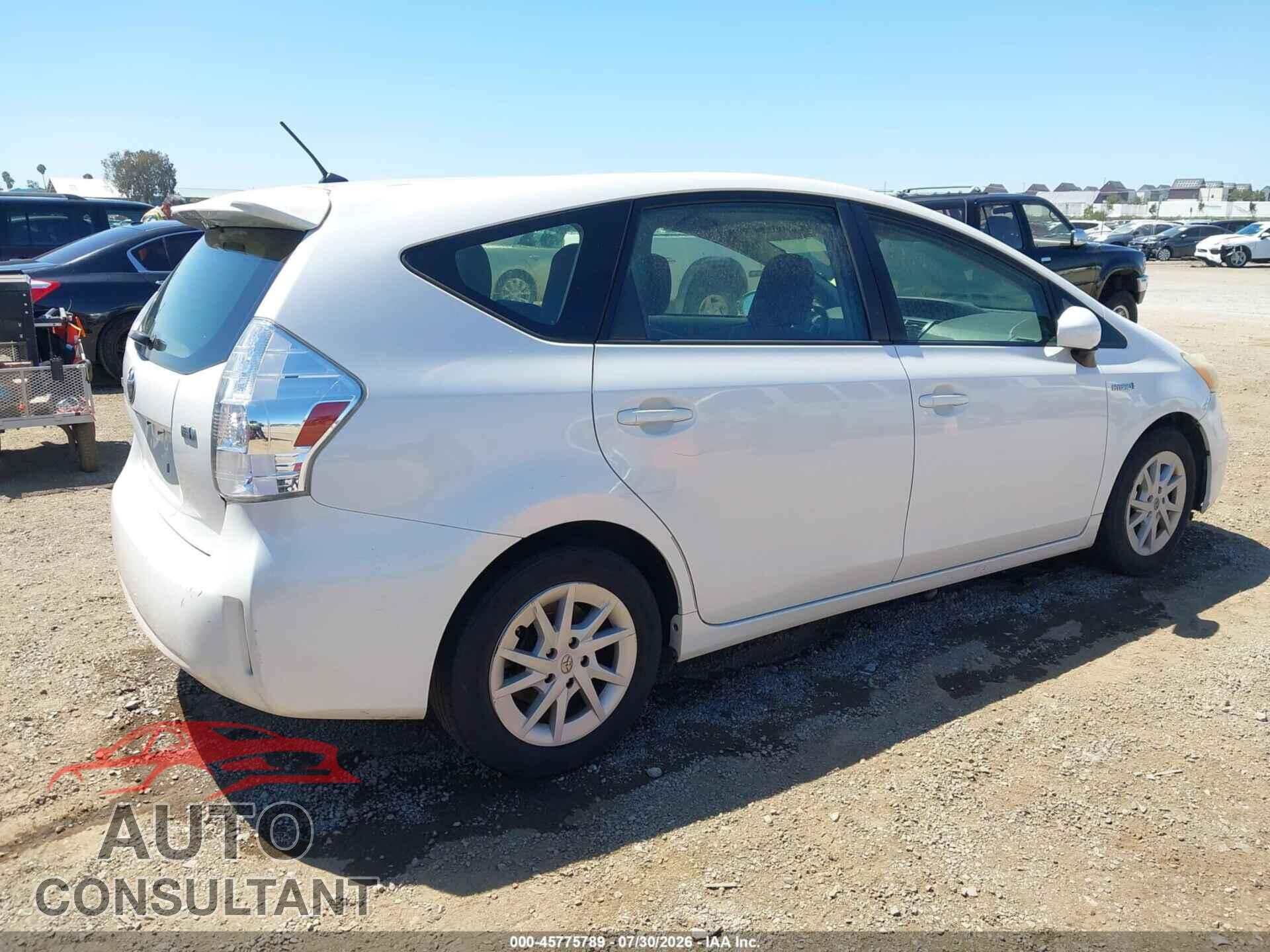 TOYOTA PRIUS V 2013 - JTDZN3EU4D3206609