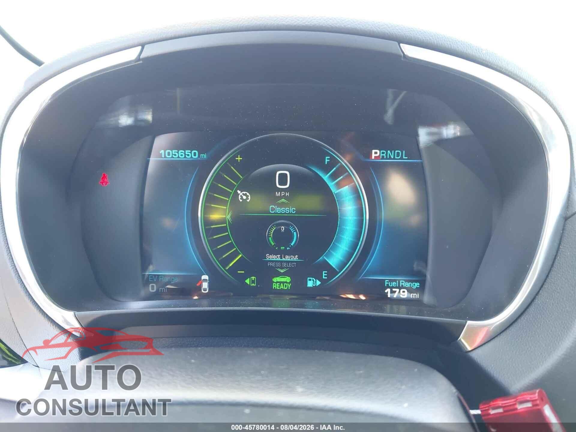 CHEVROLET VOLT 2017 - 1G1RD6S57HU156248
