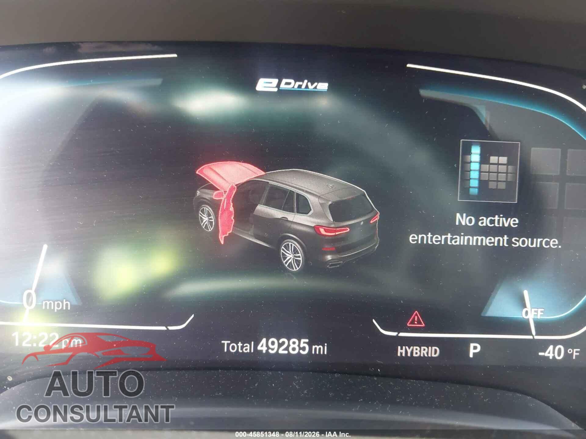 BMW X5 PHEV 2021 - 5UXTA6C03M9H31792