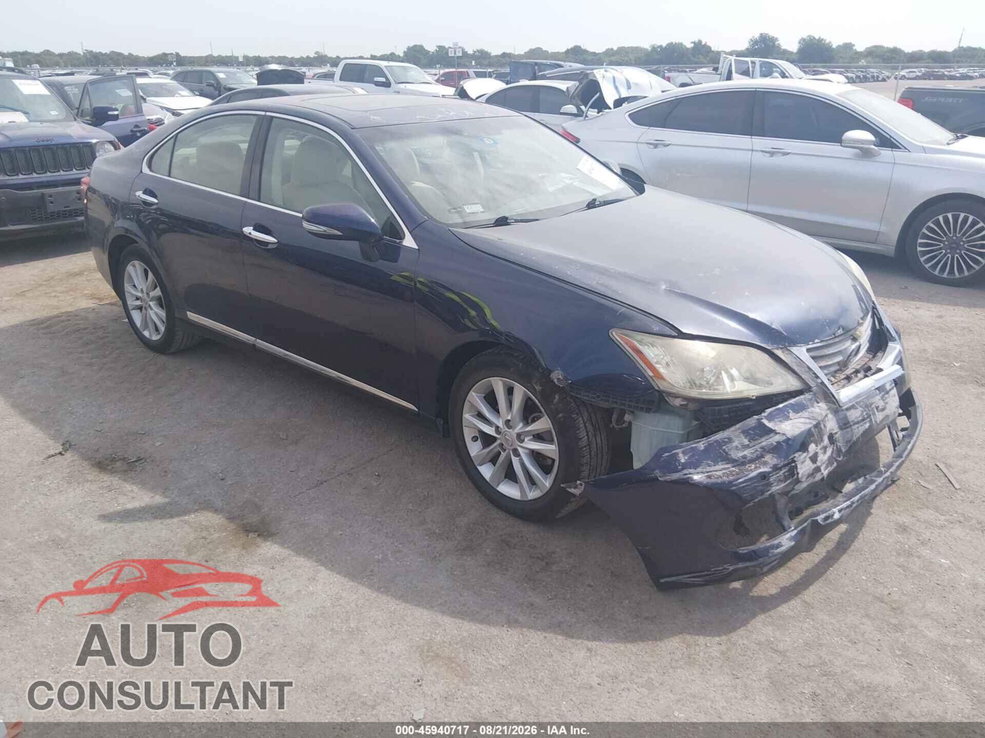 LEXUS ES 350 2011 - JTHBK1EG8B2436373