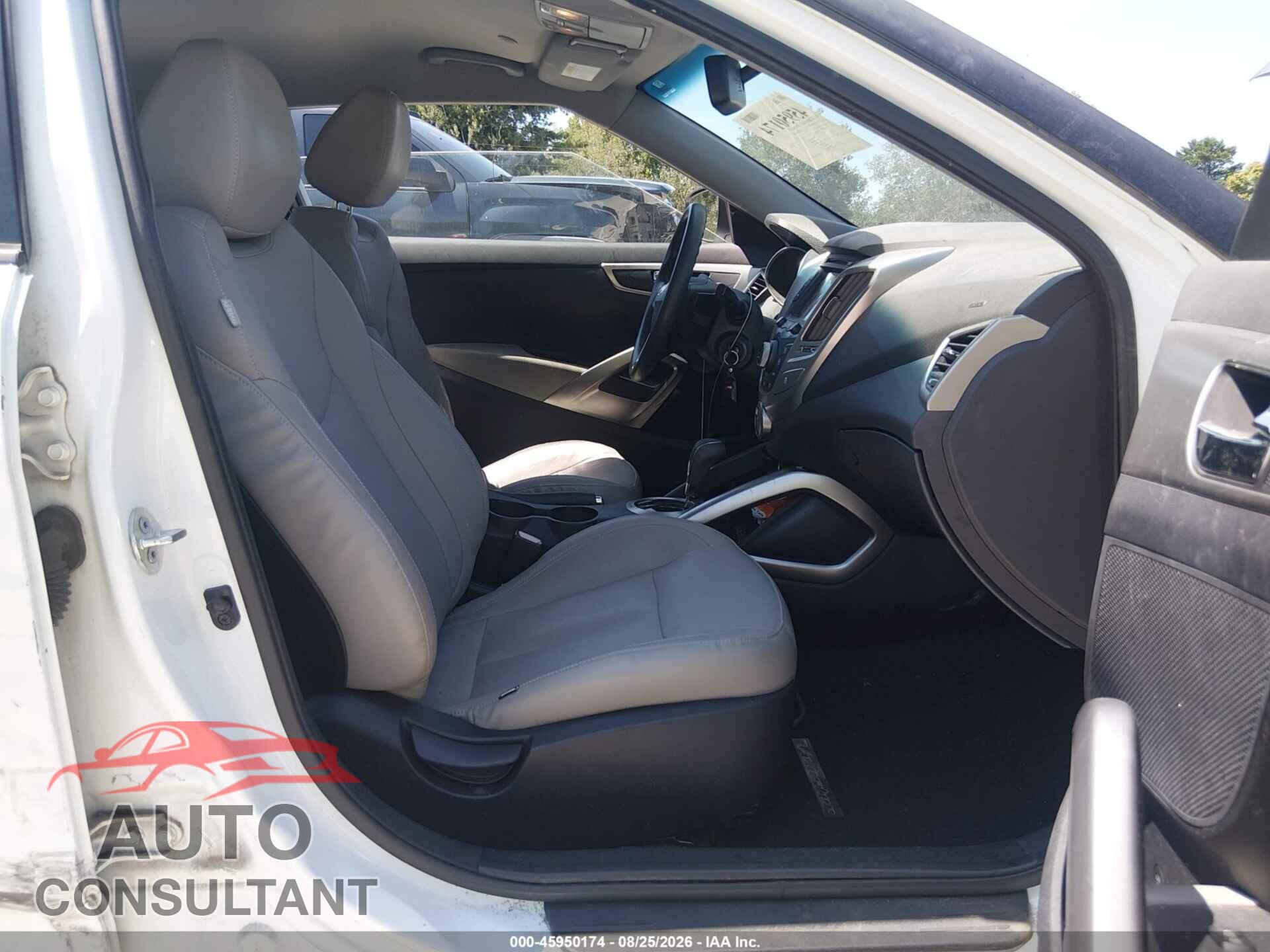 HYUNDAI VELOSTER 2013 - KMHTC6ADXDU111240