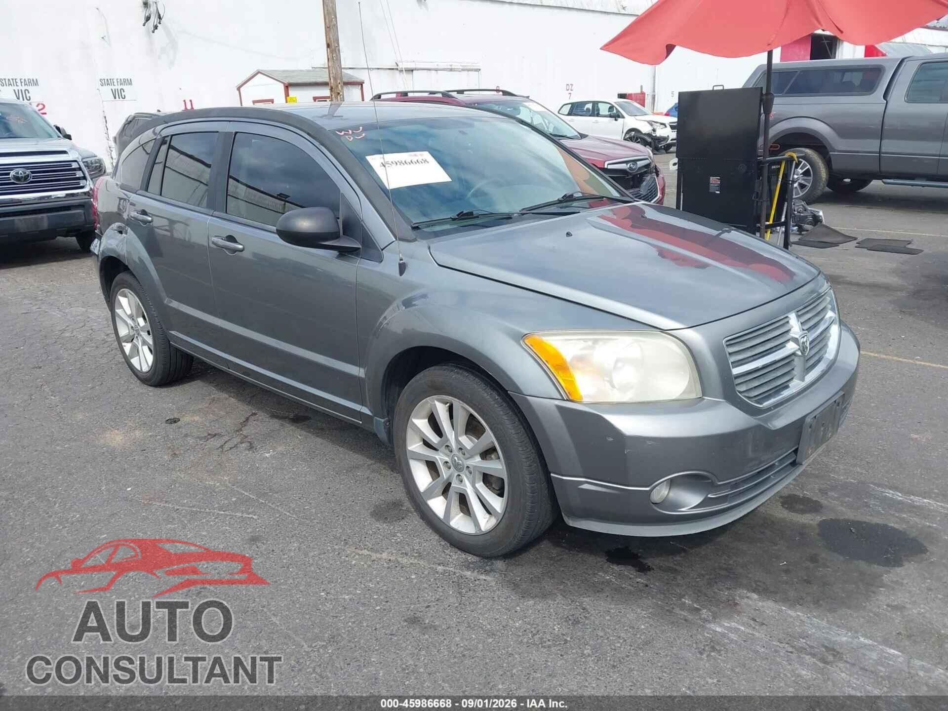DODGE CALIBER 2012 - 1C3CDWEA9CD530927