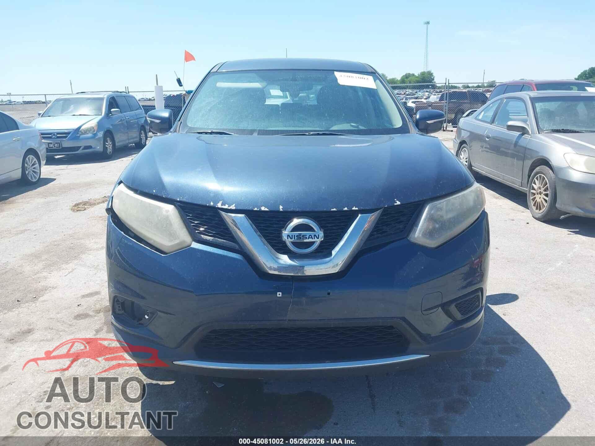 NISSAN ROGUE 2015 - KNMAT2MV0FP572781