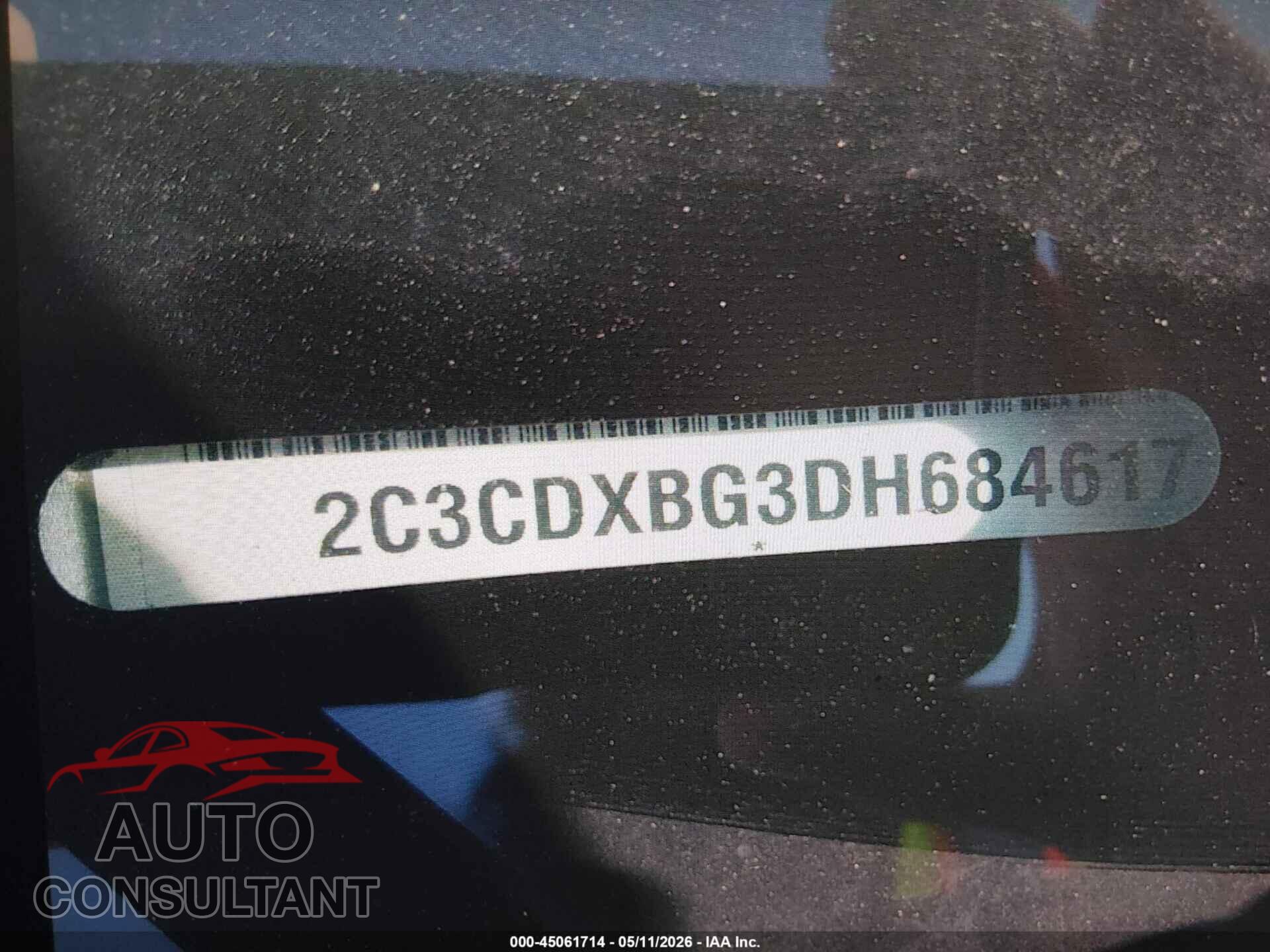 DODGE CHARGER 2013 - 2C3CDXBG3DH684617