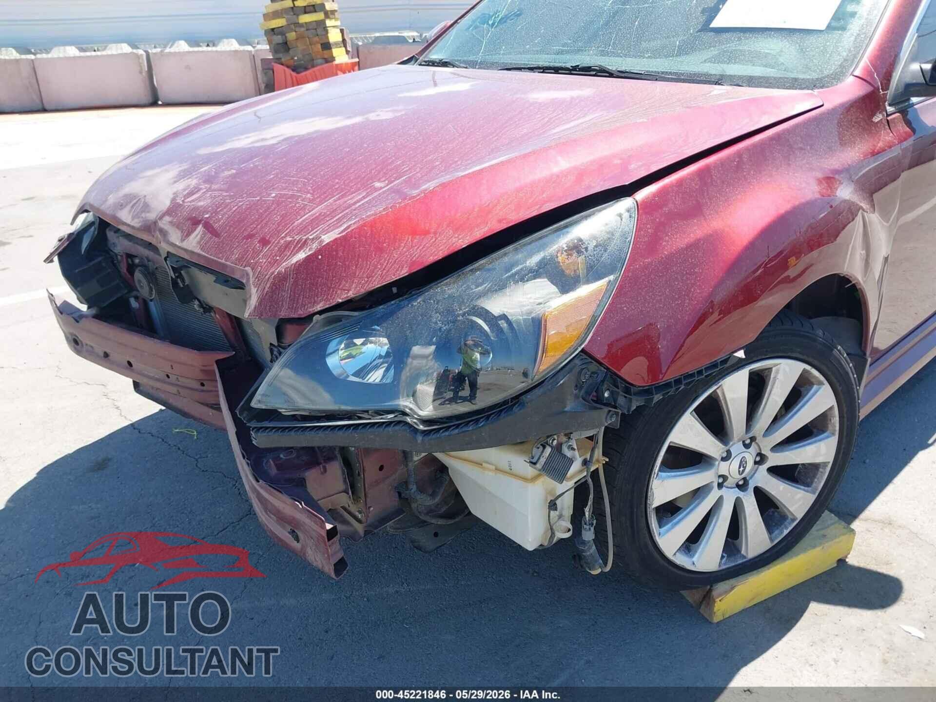 SUBARU LEGACY 2012 - 4S3BMBL60C3005548
