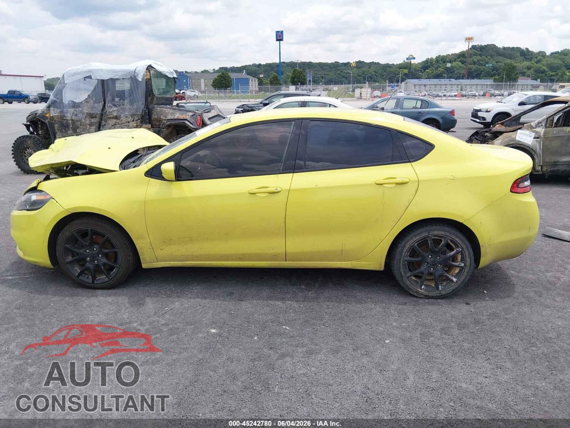 DODGE DART 2013 - 1C3CDFBA0DD198401