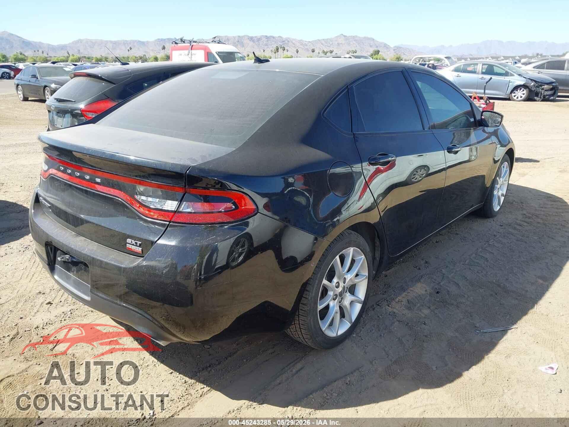 DODGE DART 2013 - 1C3CDFBH2DD155398