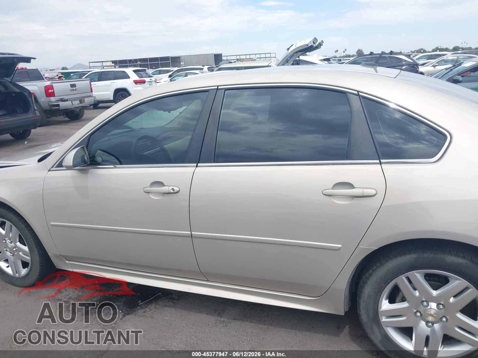 CHEVROLET IMPALA 2011 - 2G1WB5EK6B1199650
