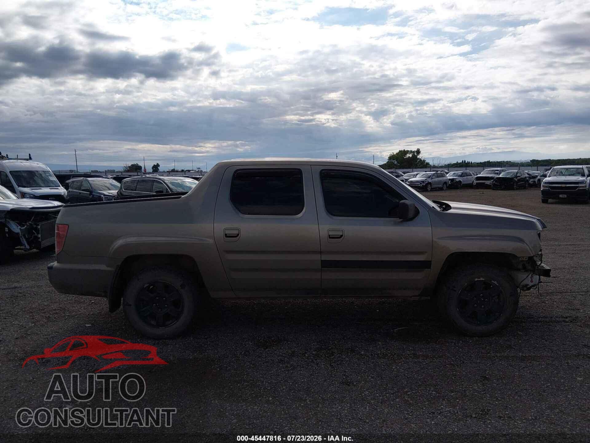HONDA RIDGELINE 2010 - 5FPYK1F4XAB008792