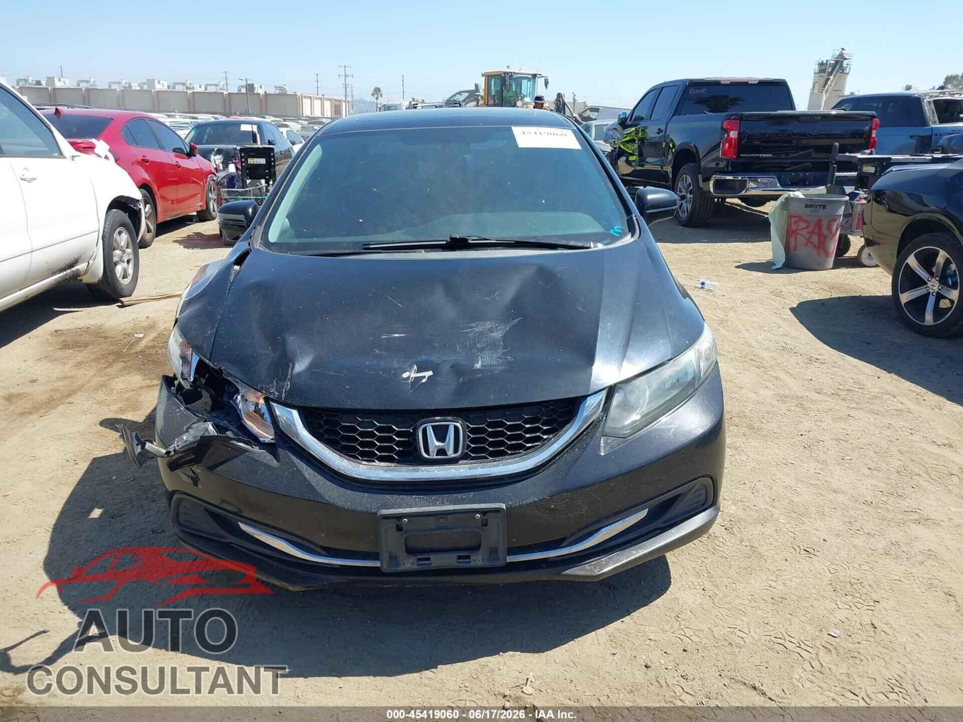HONDA CIVIC 2015 - 19XFB2F86FE247648
