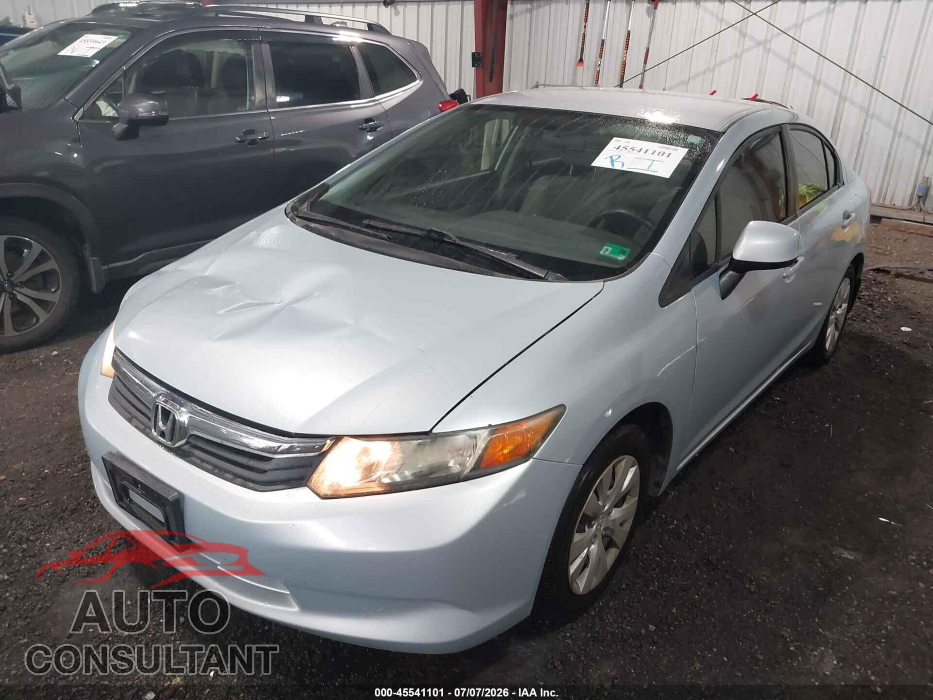 HONDA CIVIC 2012 - 2HGFB2F56CH551277