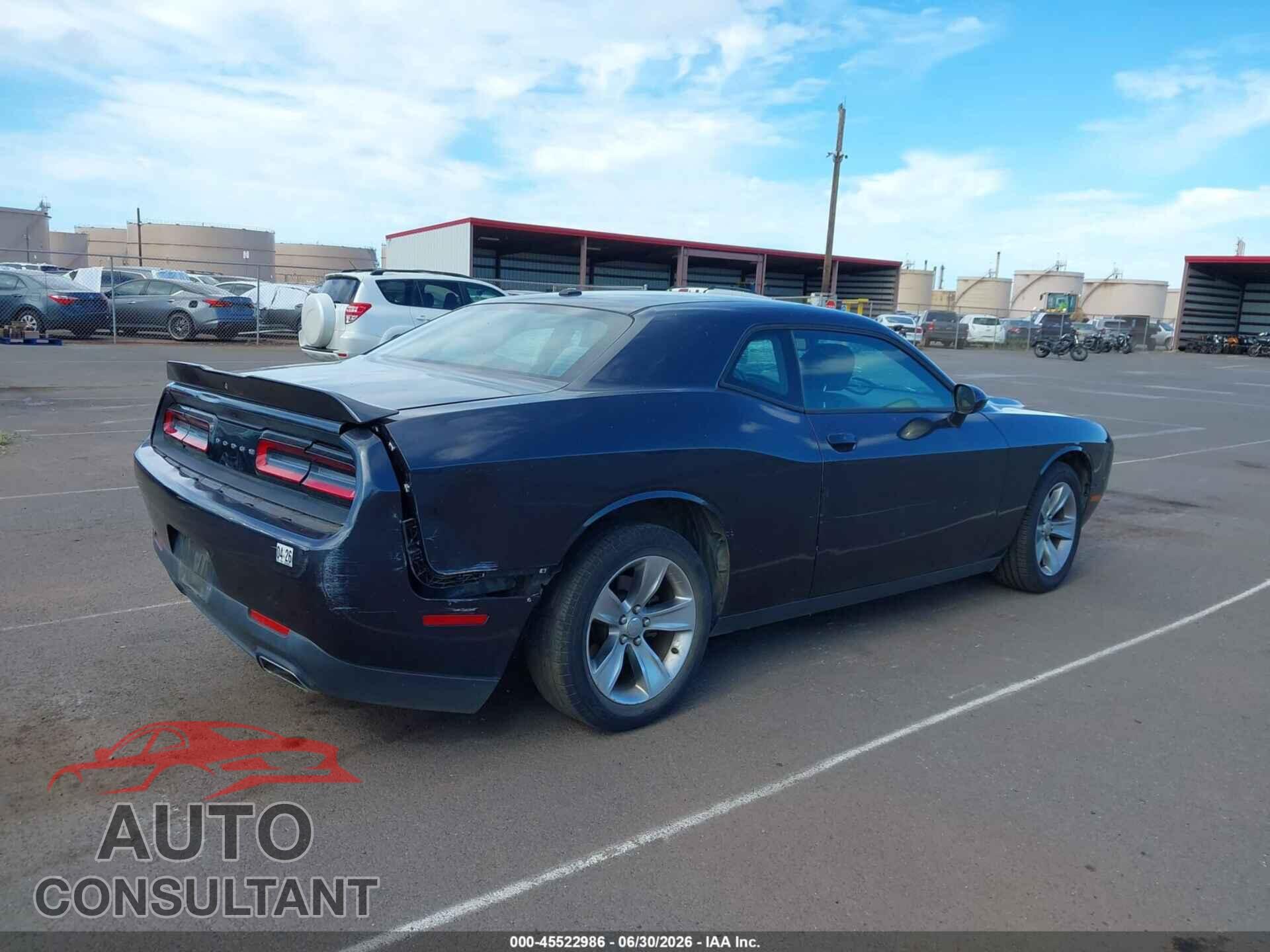 DODGE CHALLENGER 2018 - 2C3CDZAG8JH237466