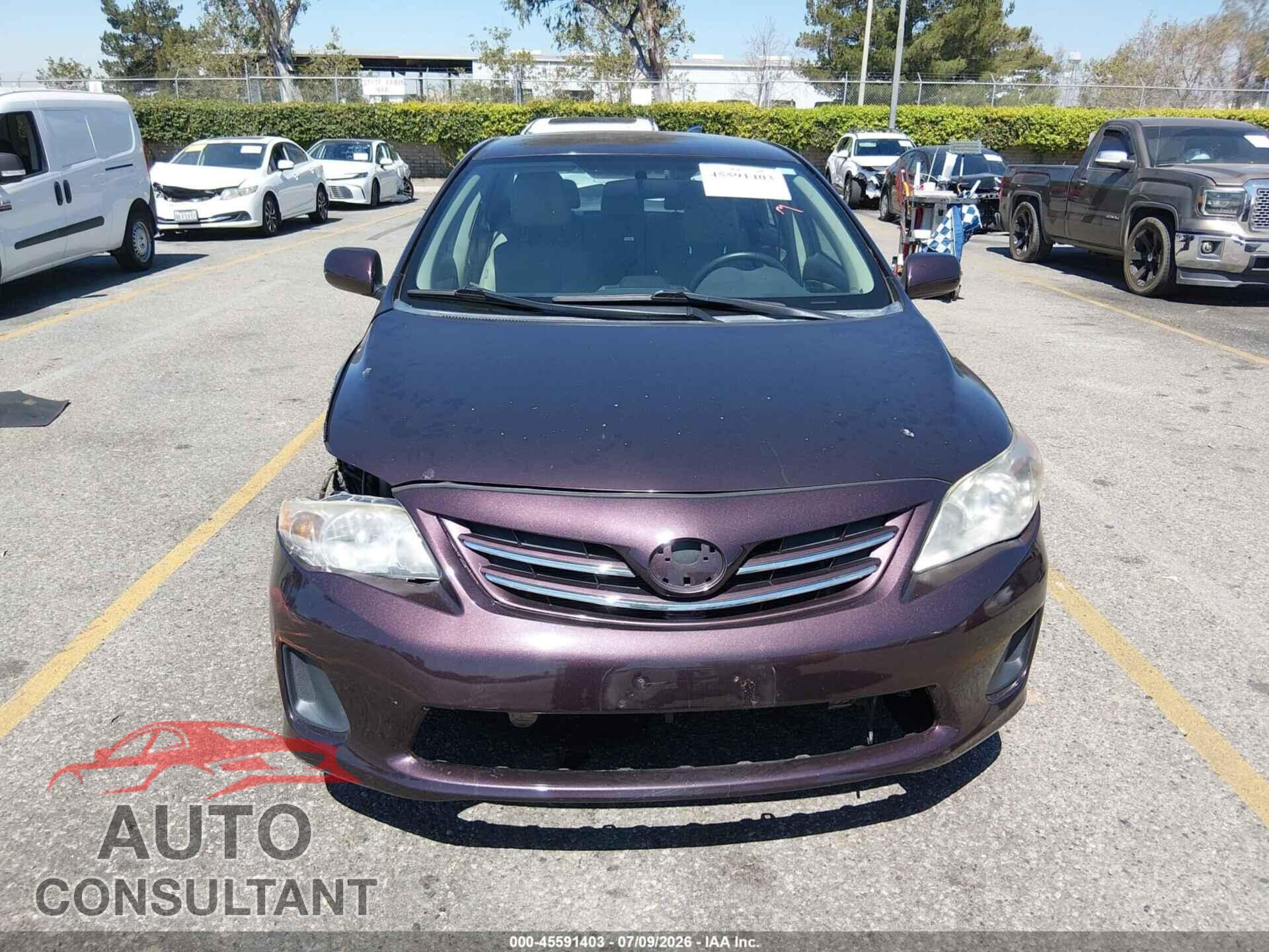 TOYOTA COROLLA 2013 - 2T1BU4EE1DC093115