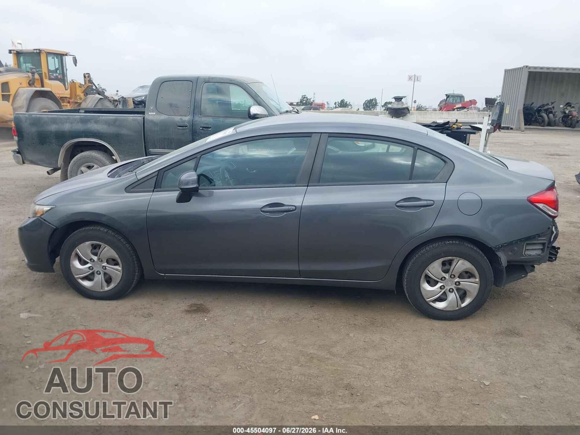 HONDA CIVIC 2013 - 19XFB2F53DE274275