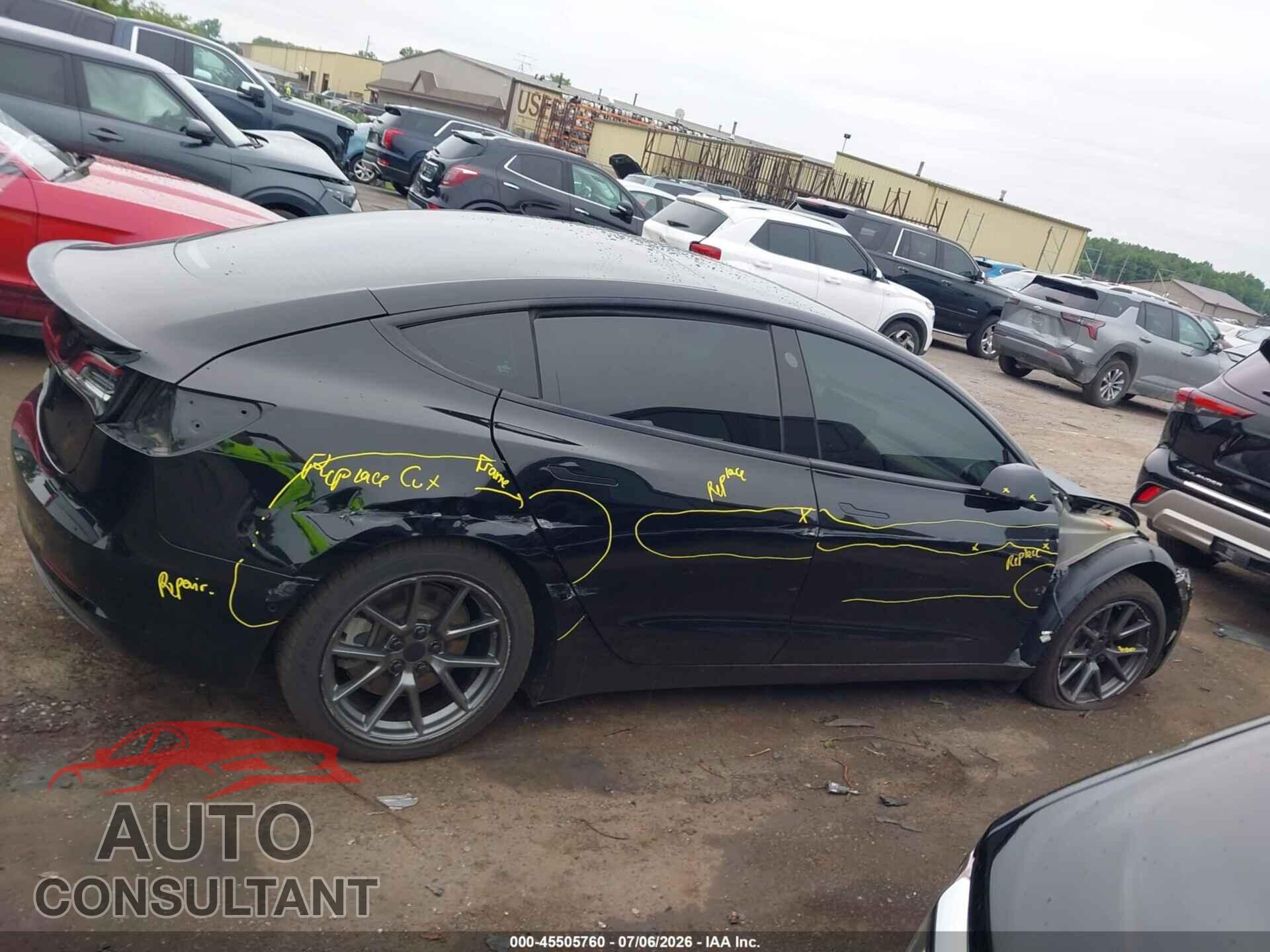 TESLA MODEL 3 2022 - 5YJ3E1EB7NF158519