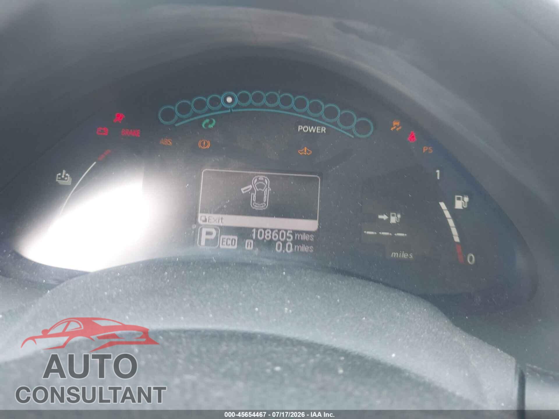 NISSAN LEAF 2014 - 1N4AZ0CP9EC337720