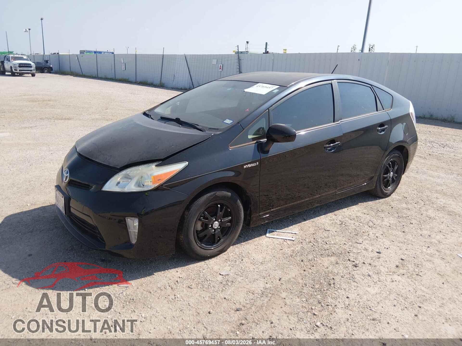 TOYOTA PRIUS 2012 - JTDKN3DU6C5517349