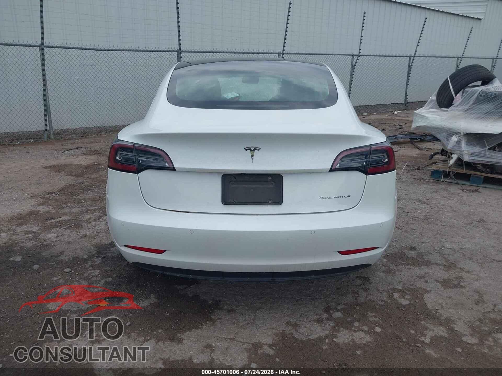 TESLA MODEL 3 2020 - 5YJ3E1EB6LF712341
