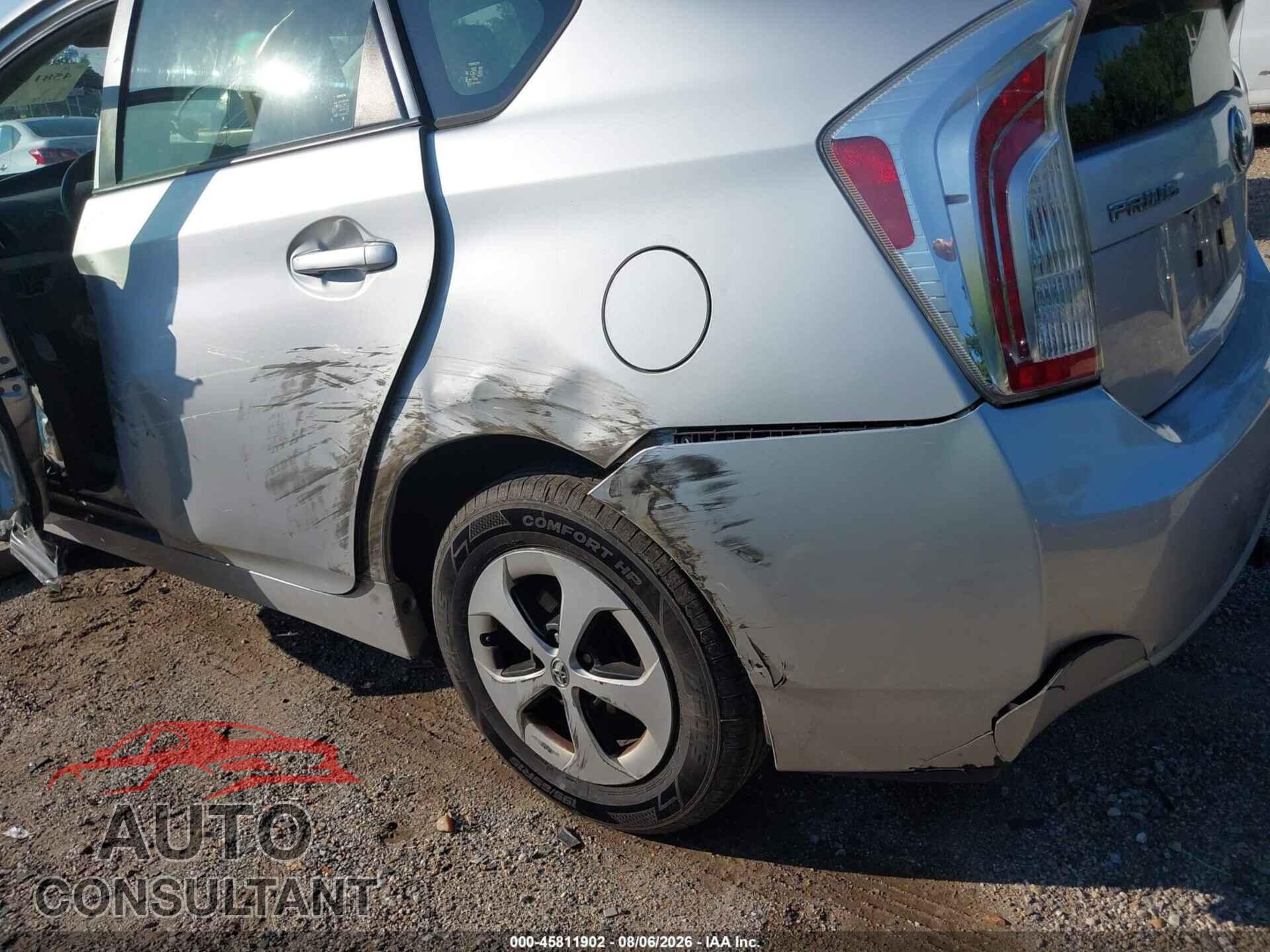 TOYOTA PRIUS 2012 - JTDKN3DU4C1519267