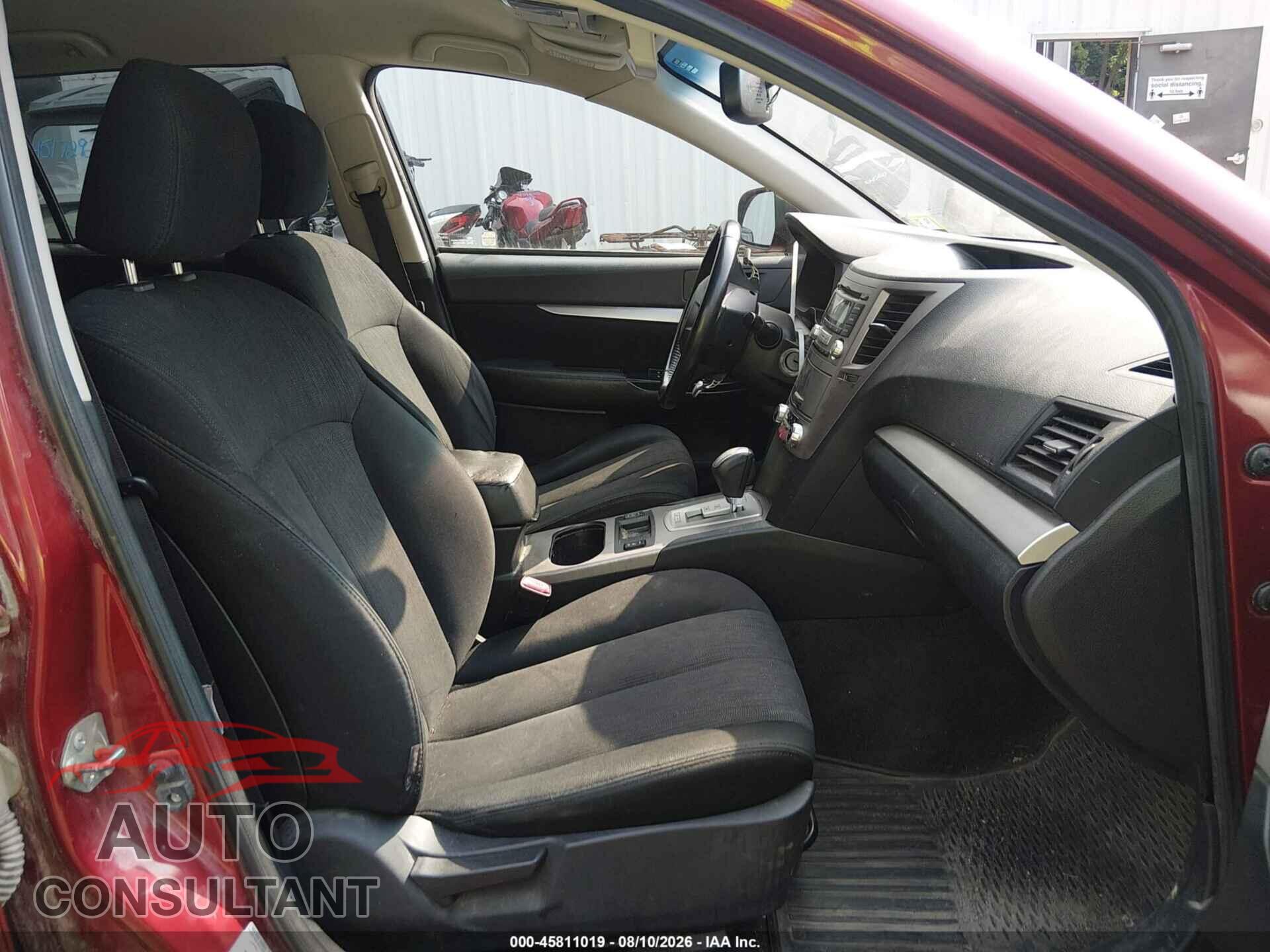 SUBARU OUTBACK 2013 - 4S4BRBCC2D3319383