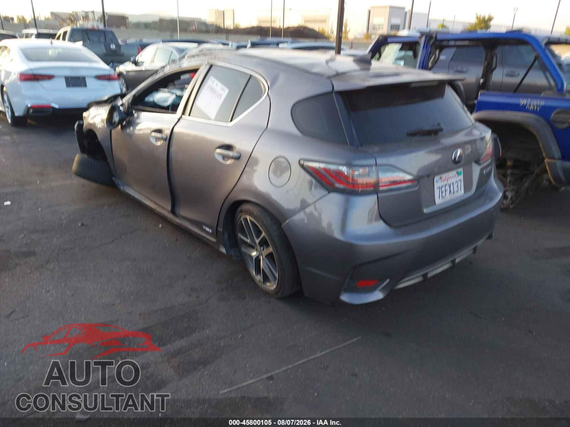 LEXUS CT 200H 2014 - JTHKD5BH5E2183564