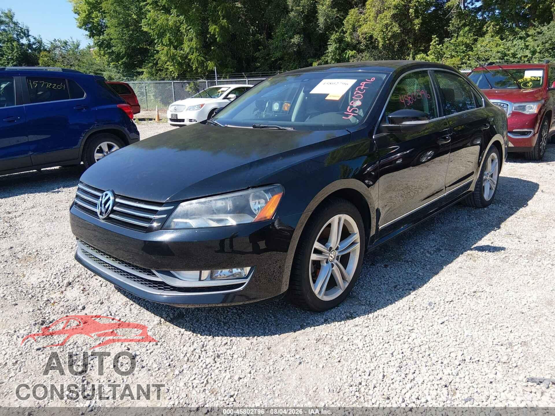 VOLKSWAGEN PASSAT 2014 - 1VWCT7A39EC053398