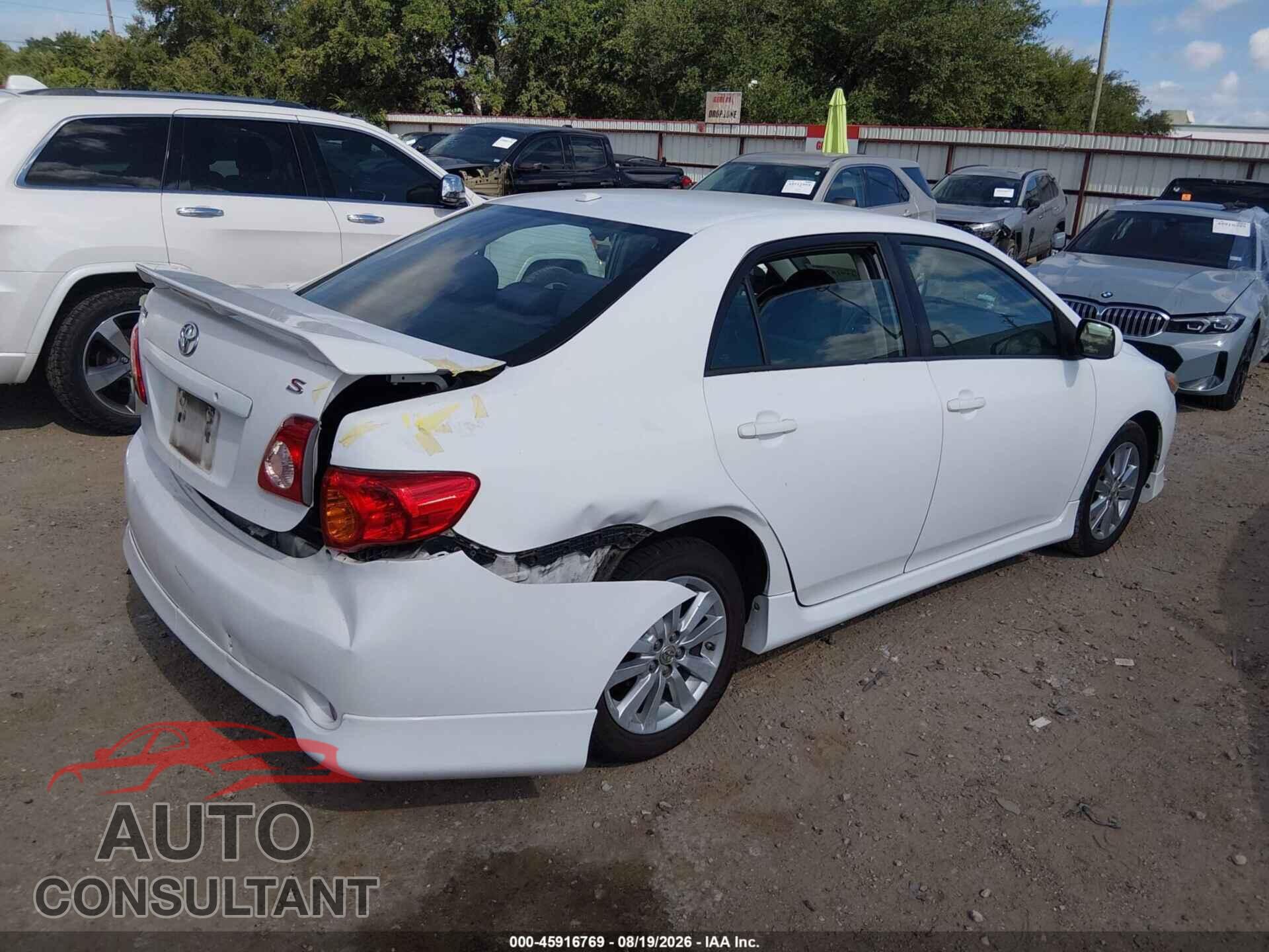 TOYOTA COROLLA 2010 - 2T1BU4EE5AC289697