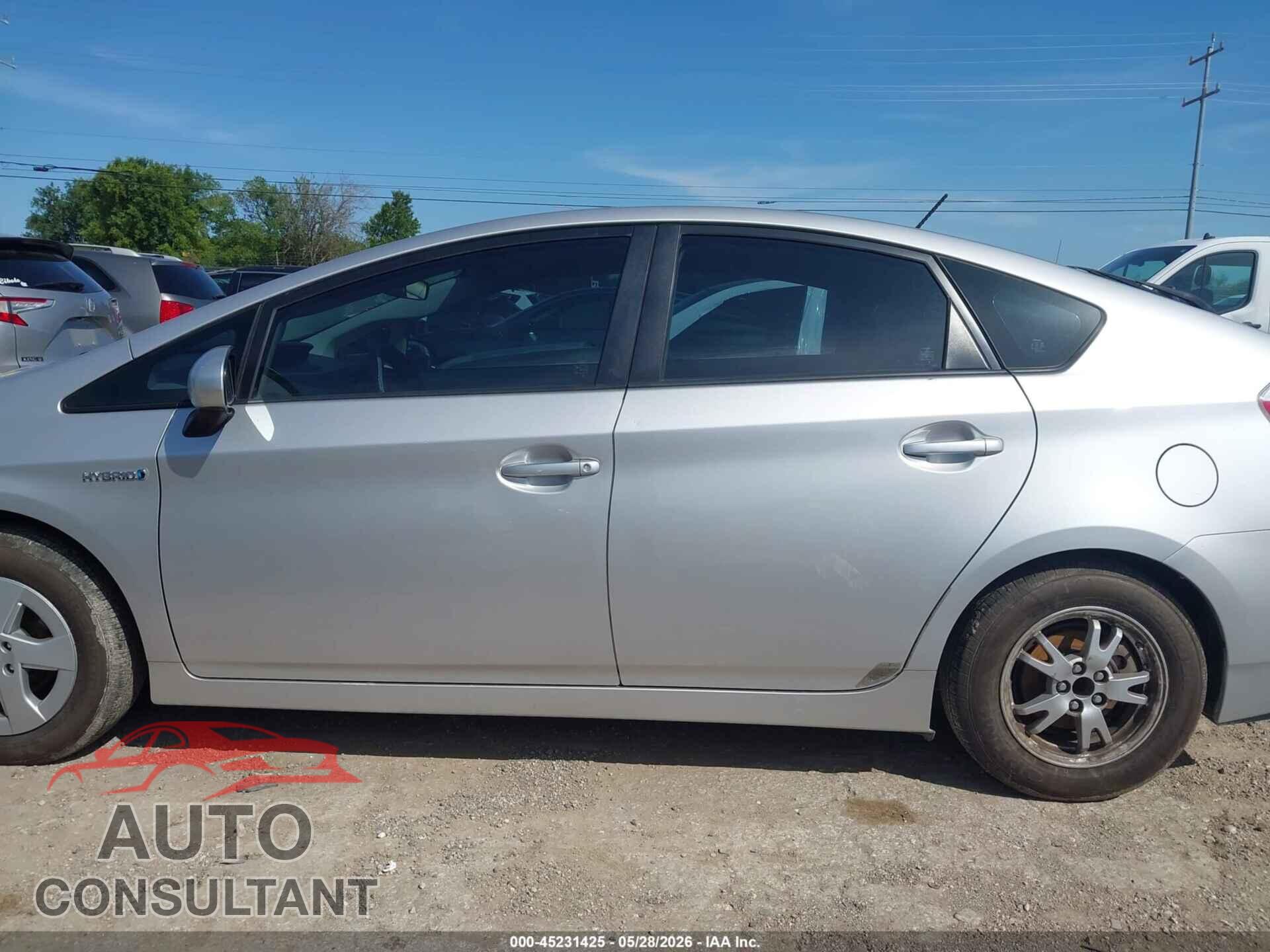 TOYOTA PRIUS 2010 - JTDKN3DU7A0220603