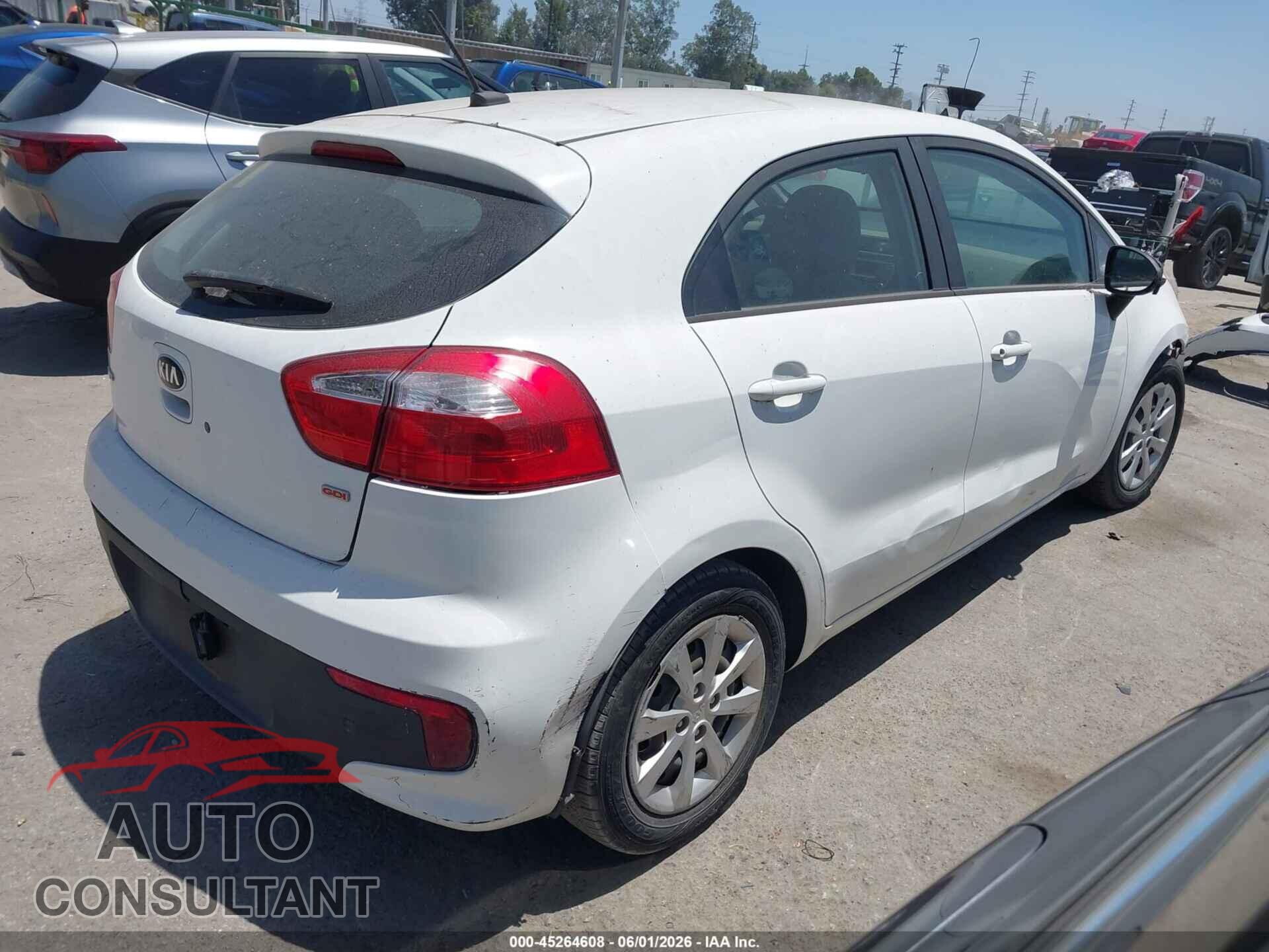 KIA RIO 2016 - KNADM5A39G6639638