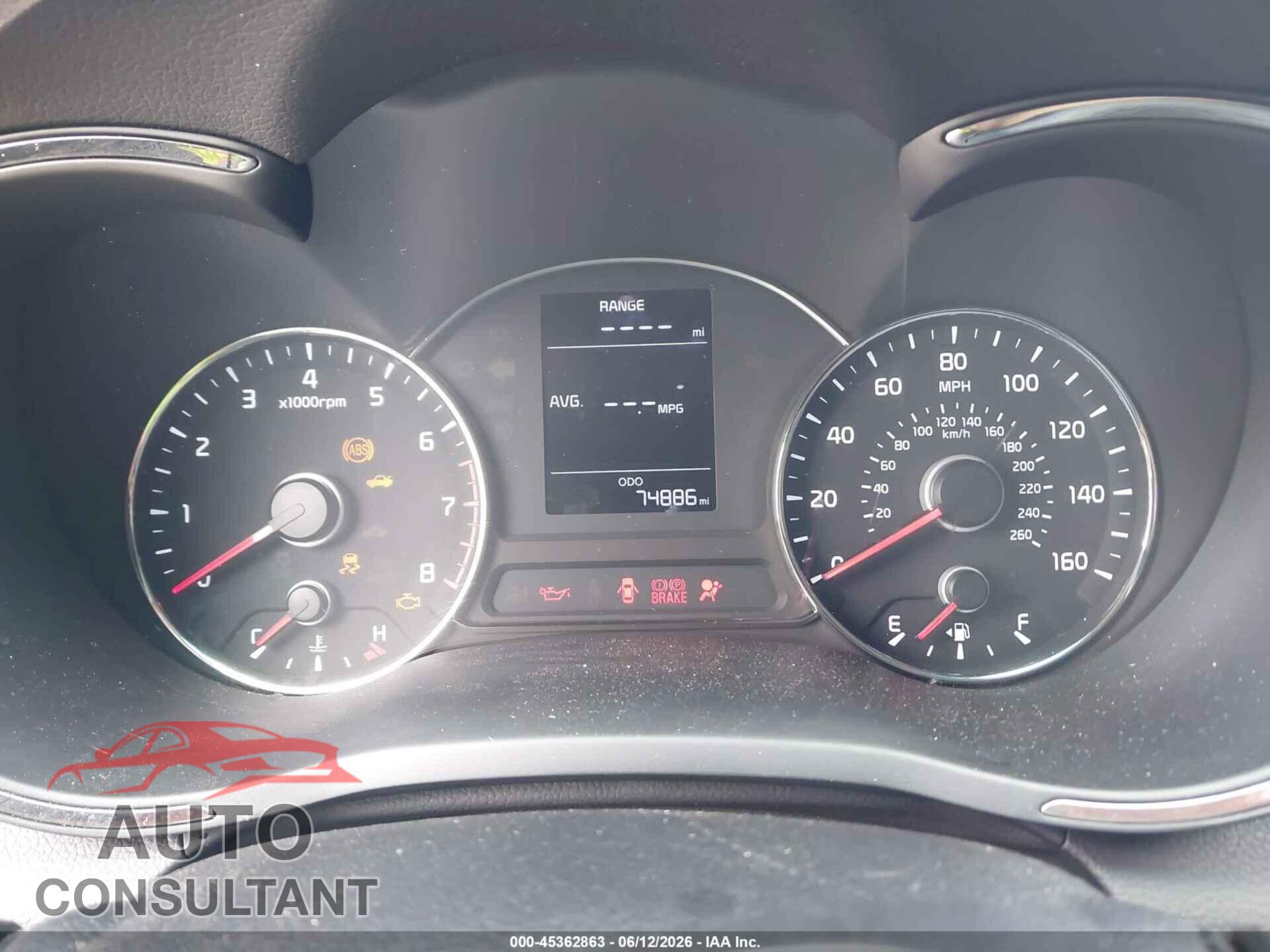 KIA FORTE 2017 - 3KPFK4A75HE101965