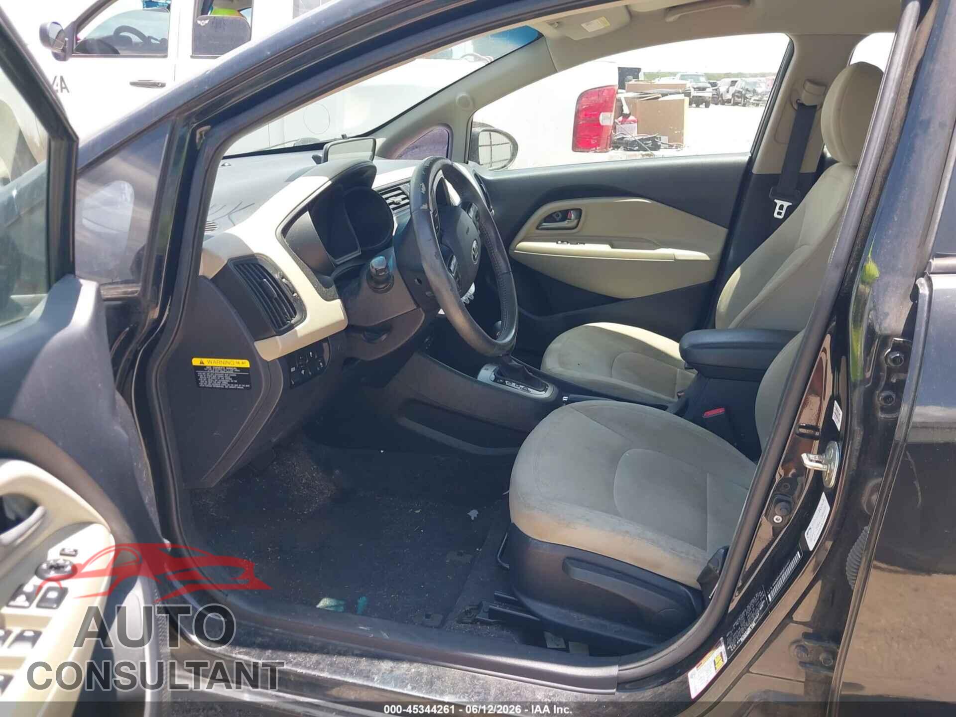 KIA RIO 2013 - KNADN5A38D6222407