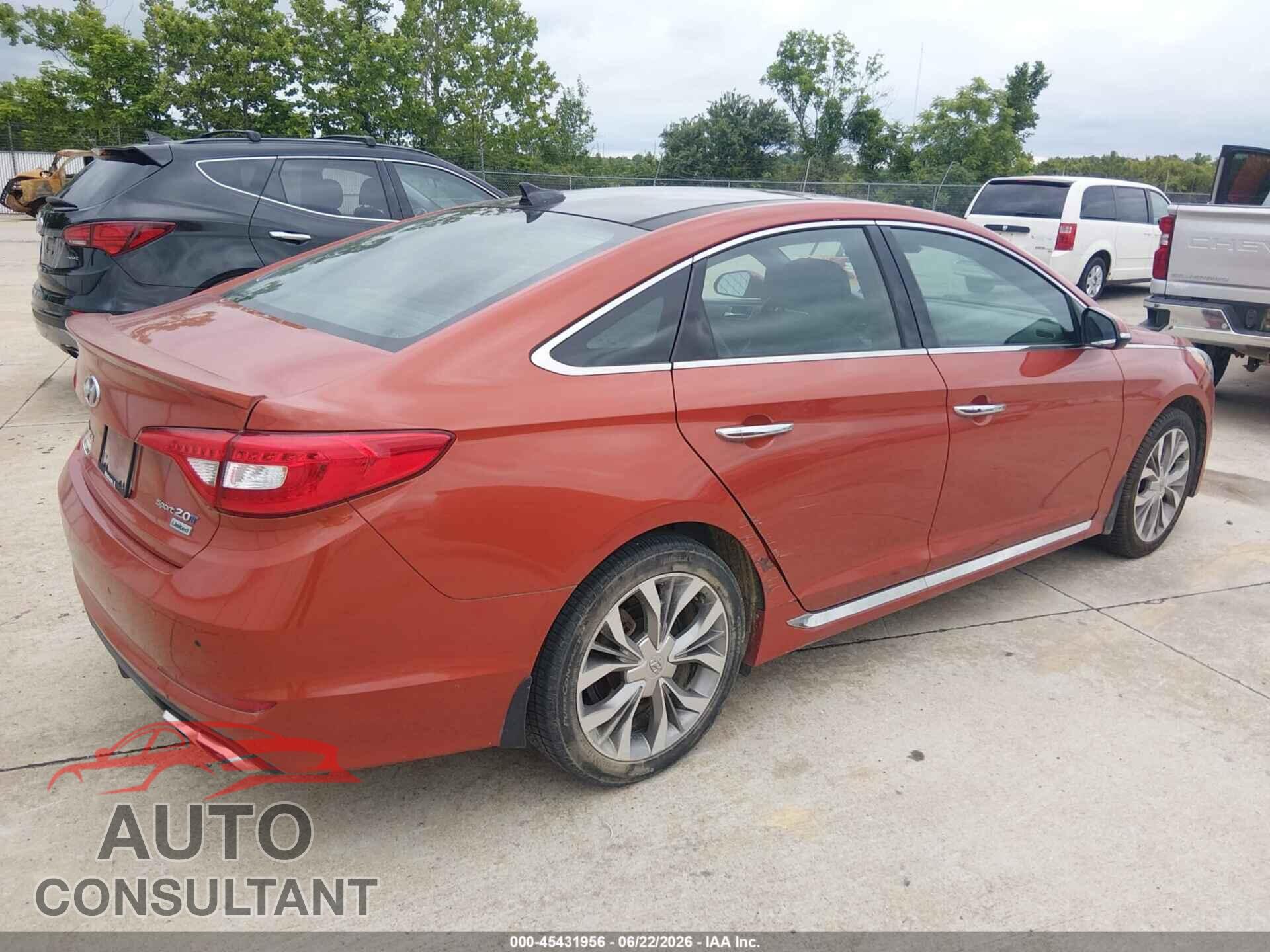 HYUNDAI SONATA 2015 - 5NTE34AB8FH156254