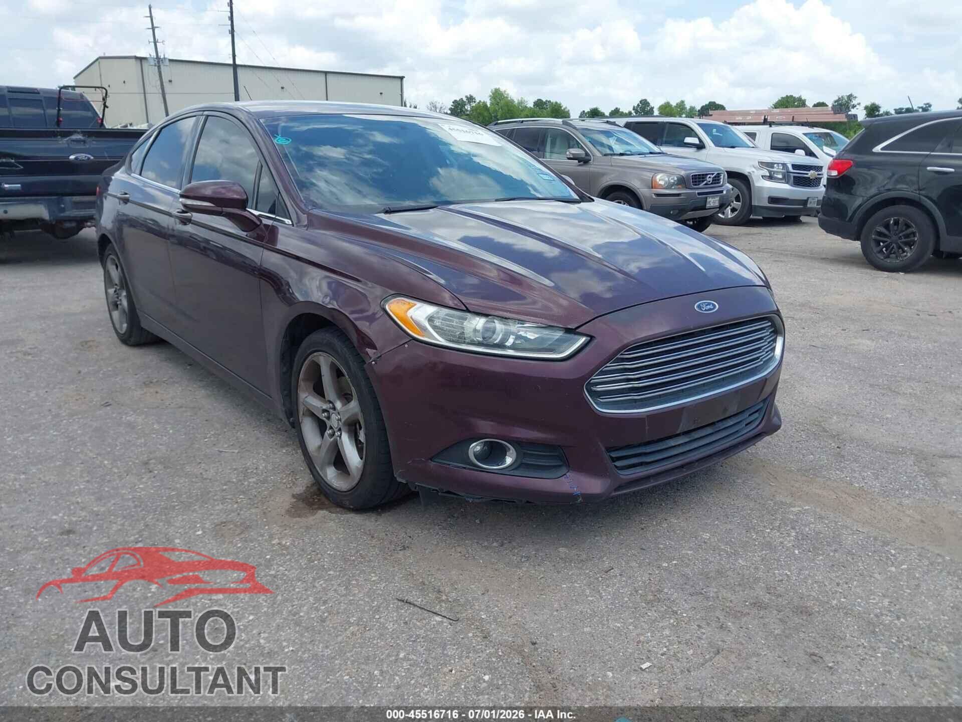 FORD FUSION 2013 - 3FA6P0HR7DR278754