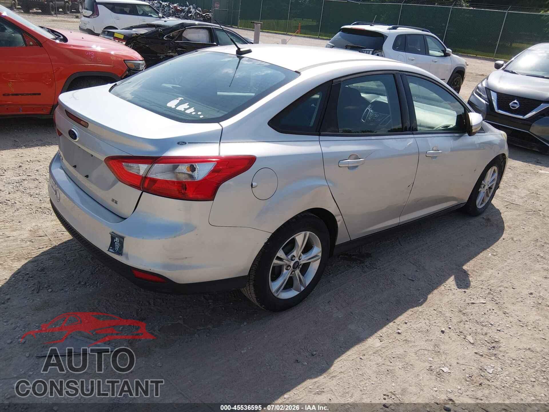 FORD FOCUS 2013 - 1FADP3F23DL354905