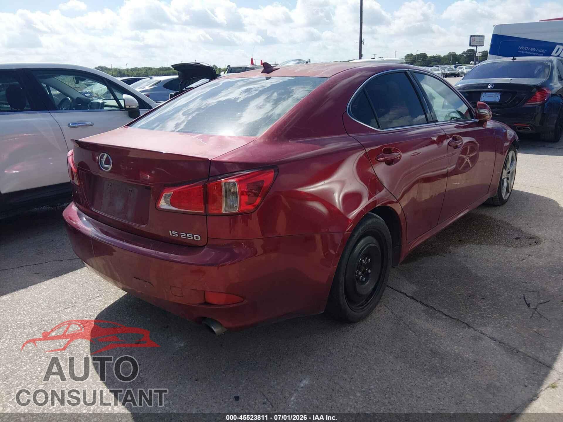 LEXUS IS 250 2012 - JTHBF5C27C5183937