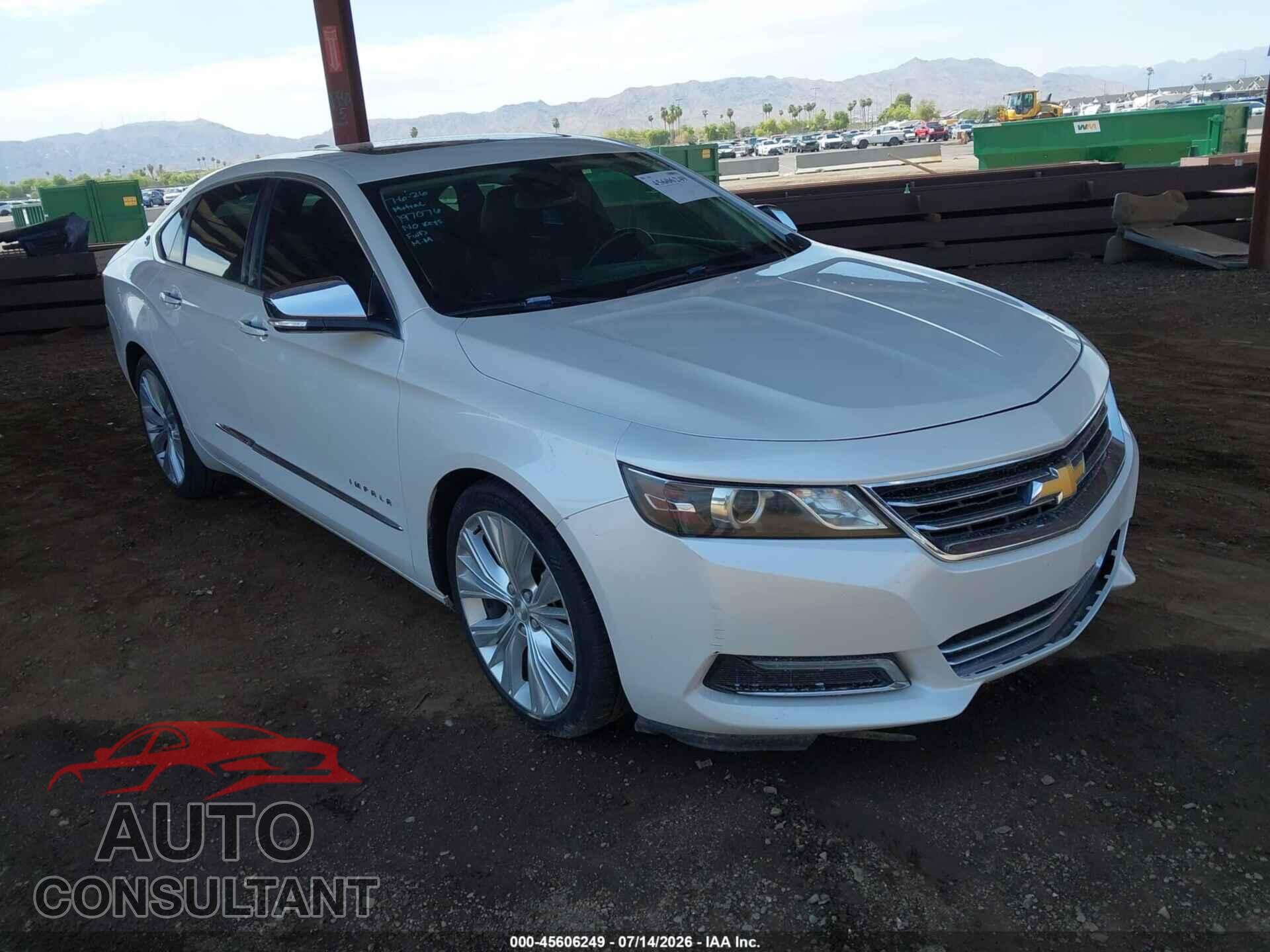CHEVROLET IMPALA 2016 - 2G1145S39G9197076