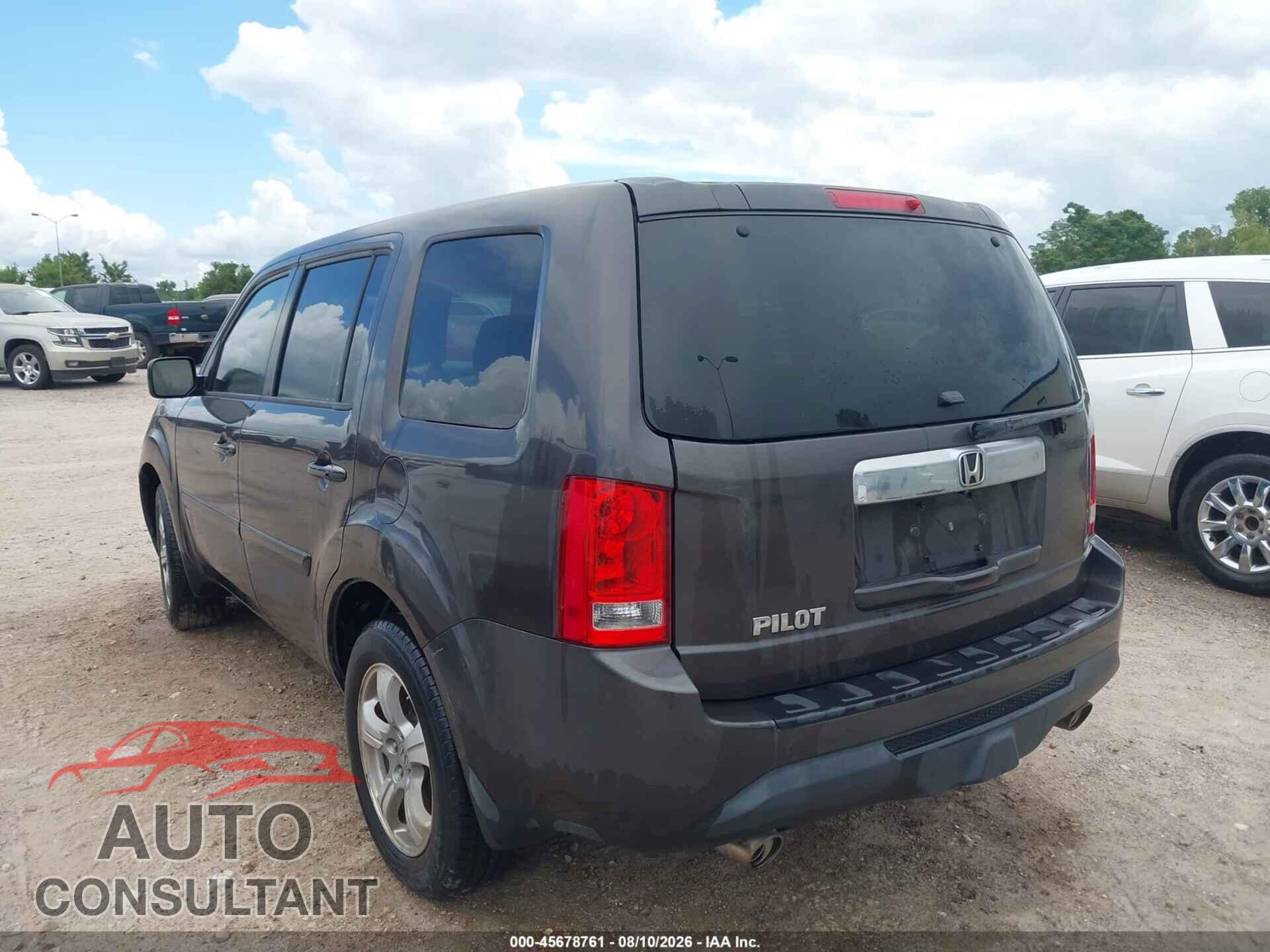 HONDA PILOT 2013 - 5FNYF3H57DB031997
