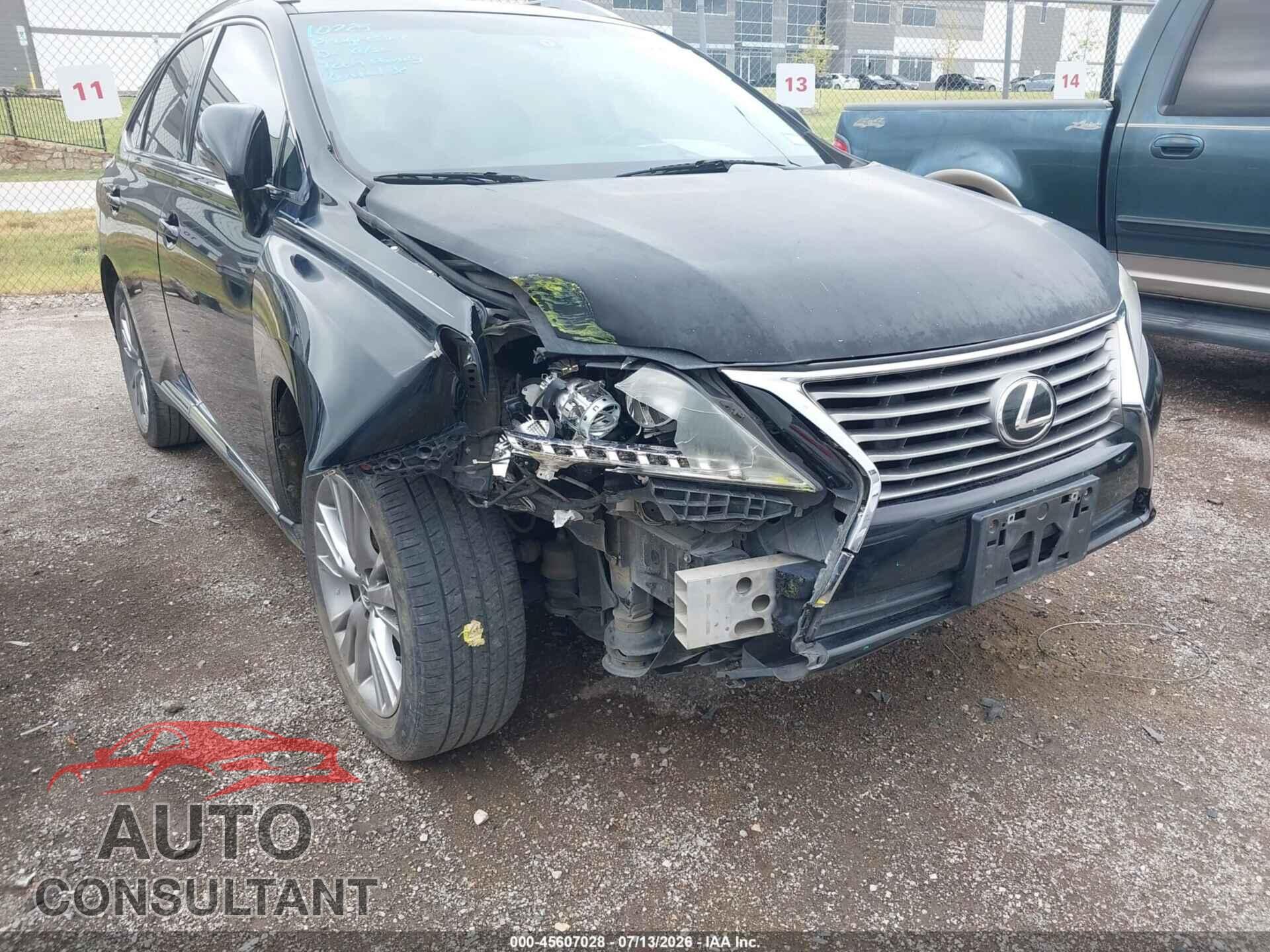 LEXUS RX 350 2013 - 2T2ZK1BA7DC092793