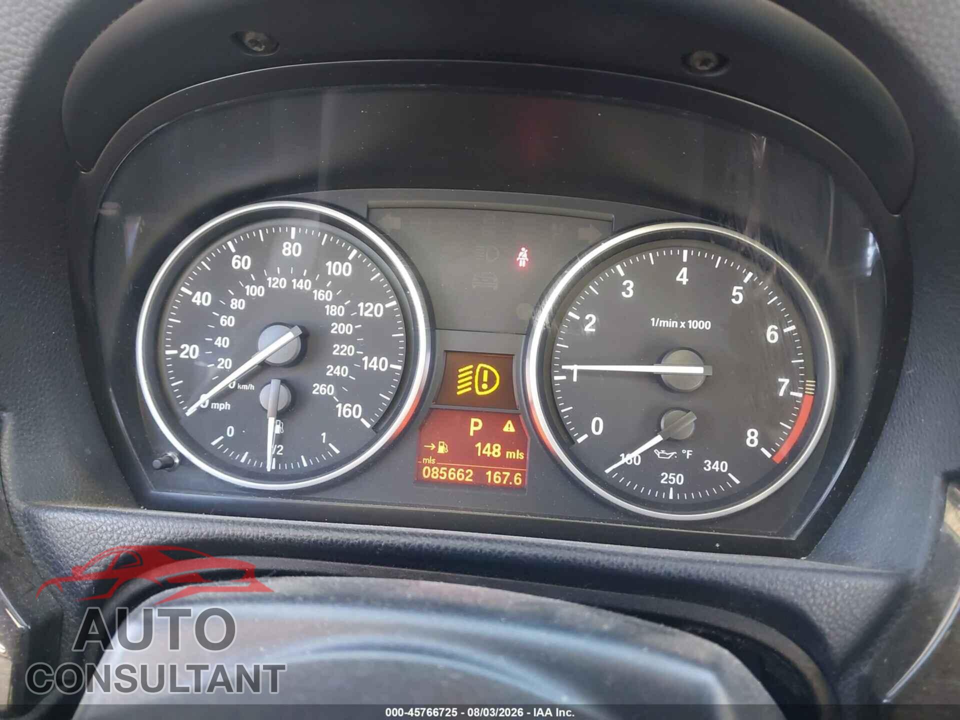 BMW 328I 2012 - WBADW7C58CE730646