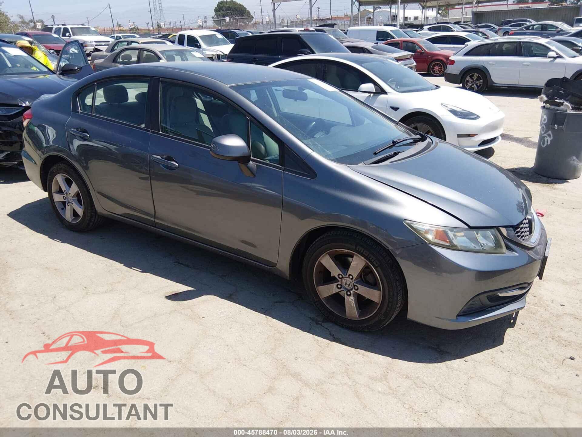 HONDA CIVIC 2013 - 19XFB2F51DE014375