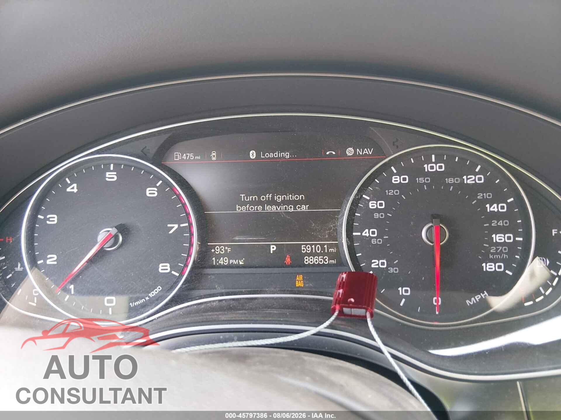 AUDI A6 2013 - WAUGFAFC0DN081009
