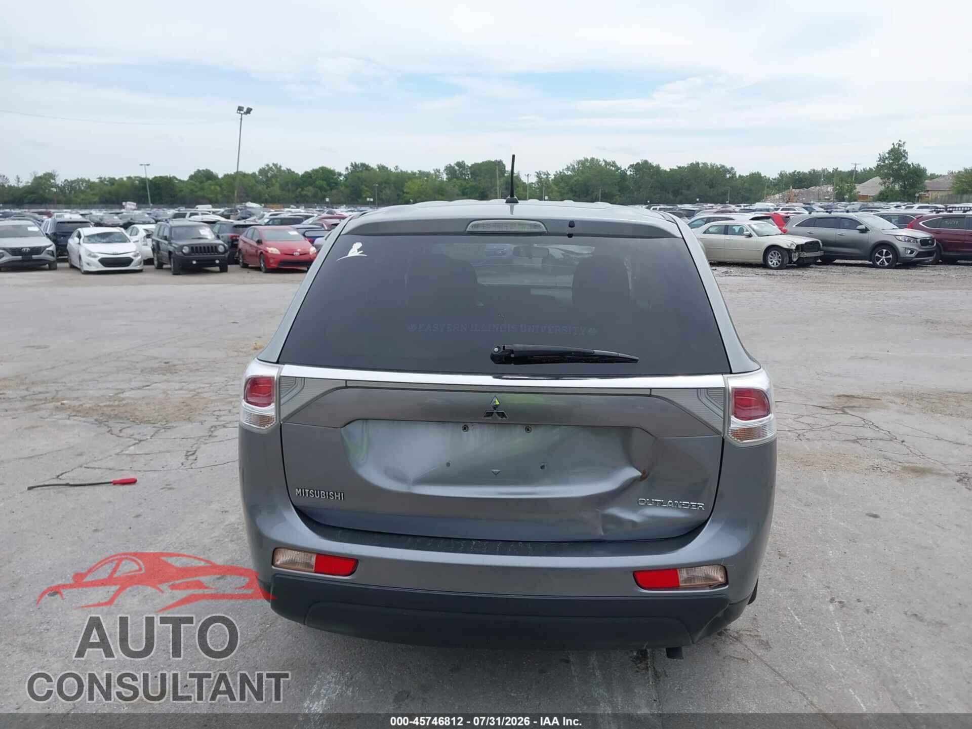 MITSUBISHI OUTLANDER 2014 - JA4AD2A37EZ008171