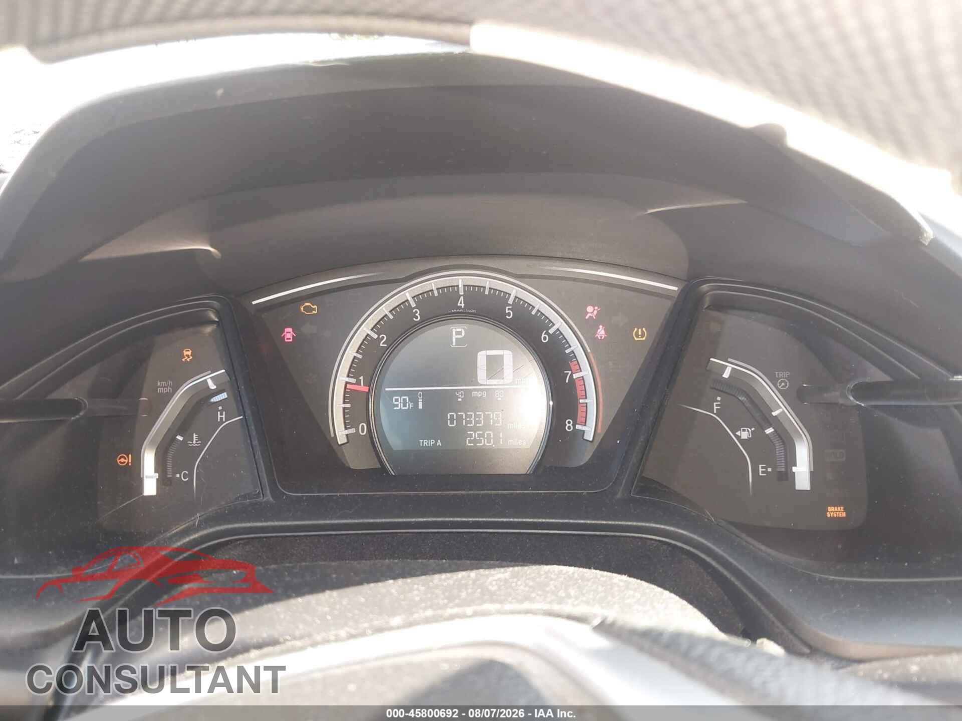 HONDA CIVIC 2016 - 2HGFC2F57GH509204