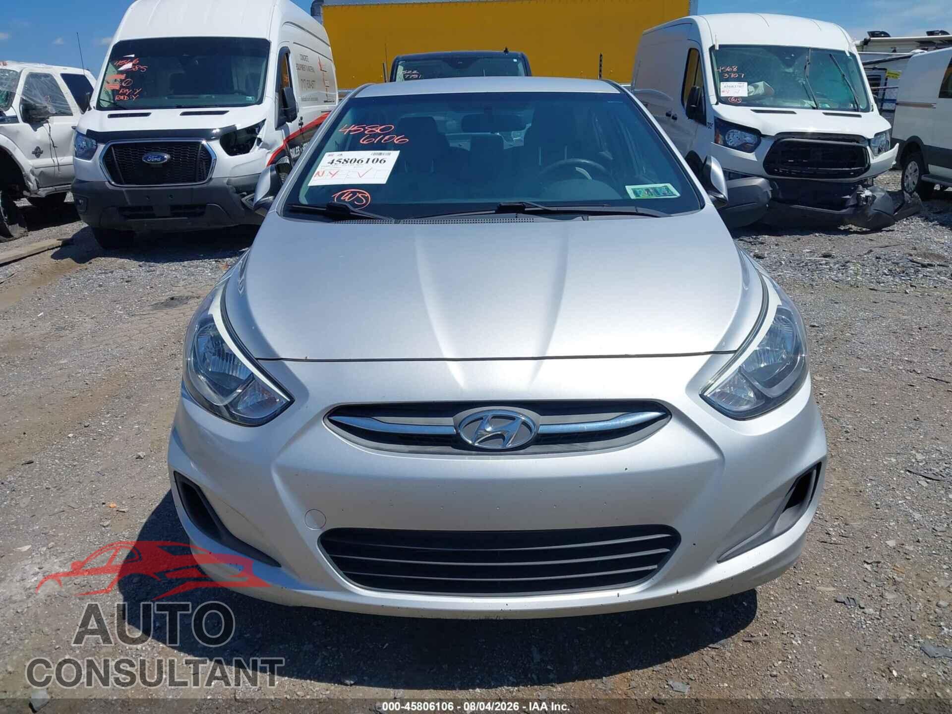 HYUNDAI ACCENT 2016 - KMHCT4AE7GU139630